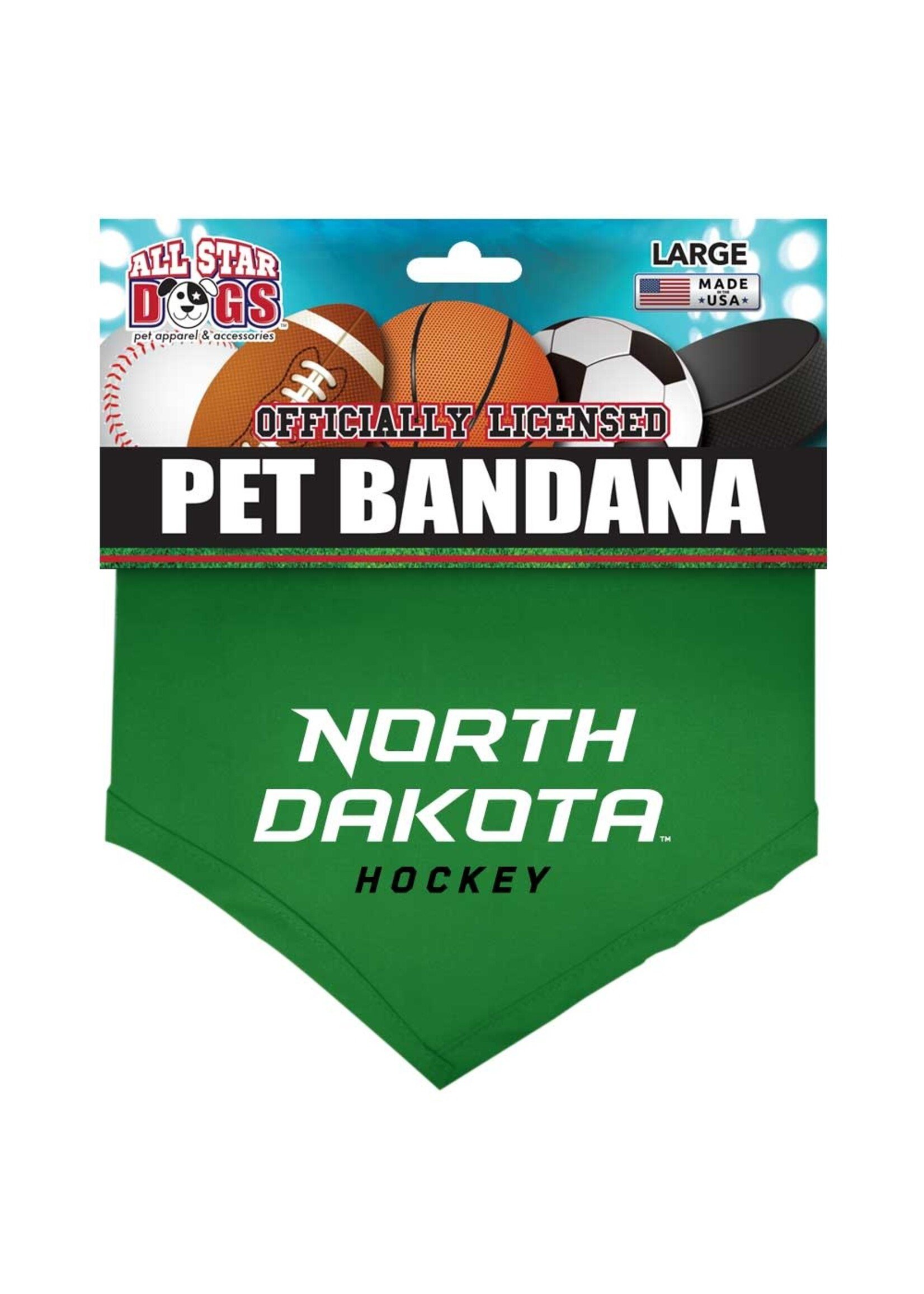 All Star Dogs UND Hockey Pet Bandanna