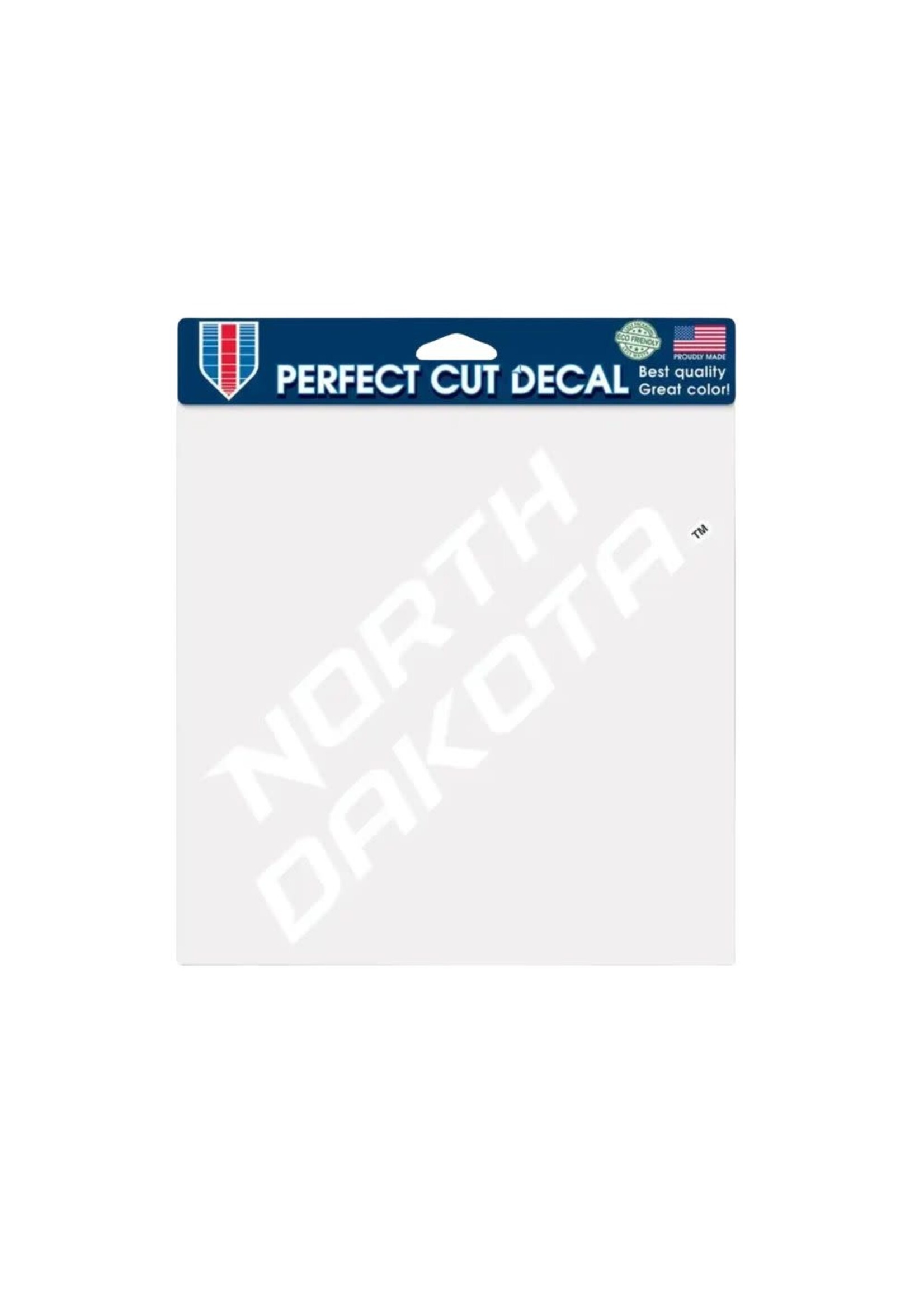Wincraft North Dakota Wordmark 8"x8" Decal