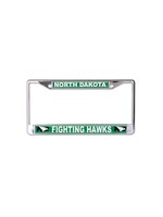 Wincraft North Dakota Fighting Hawks Metal License Plate Frame