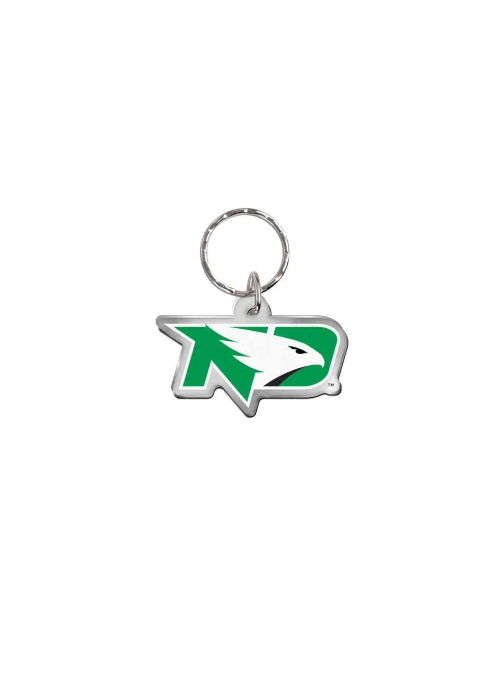 Wincraft North Dakota Fighting Hawks Freeform Key Ring