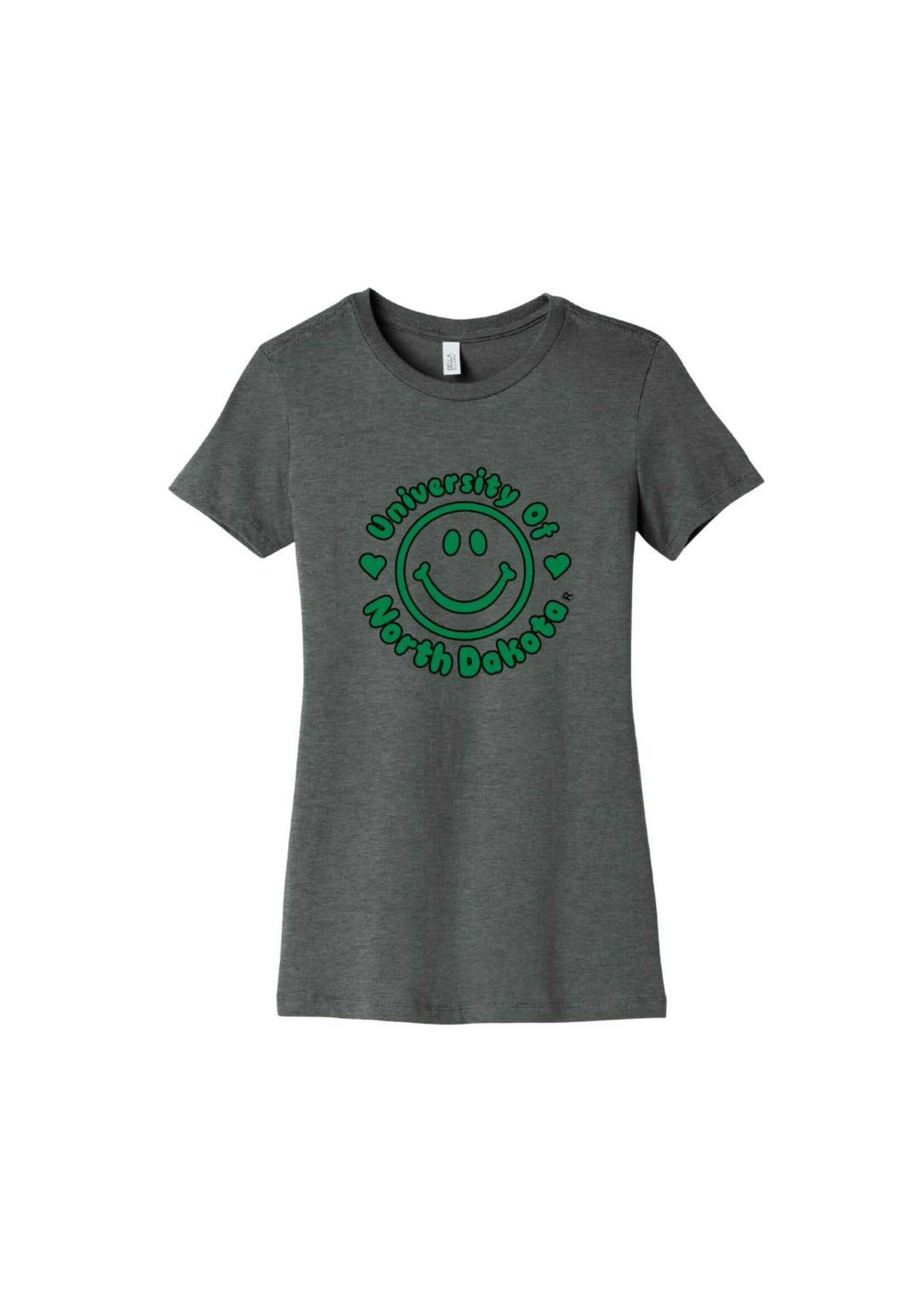 AHUNDYP Women's Slim Fit UND Smiles Tee