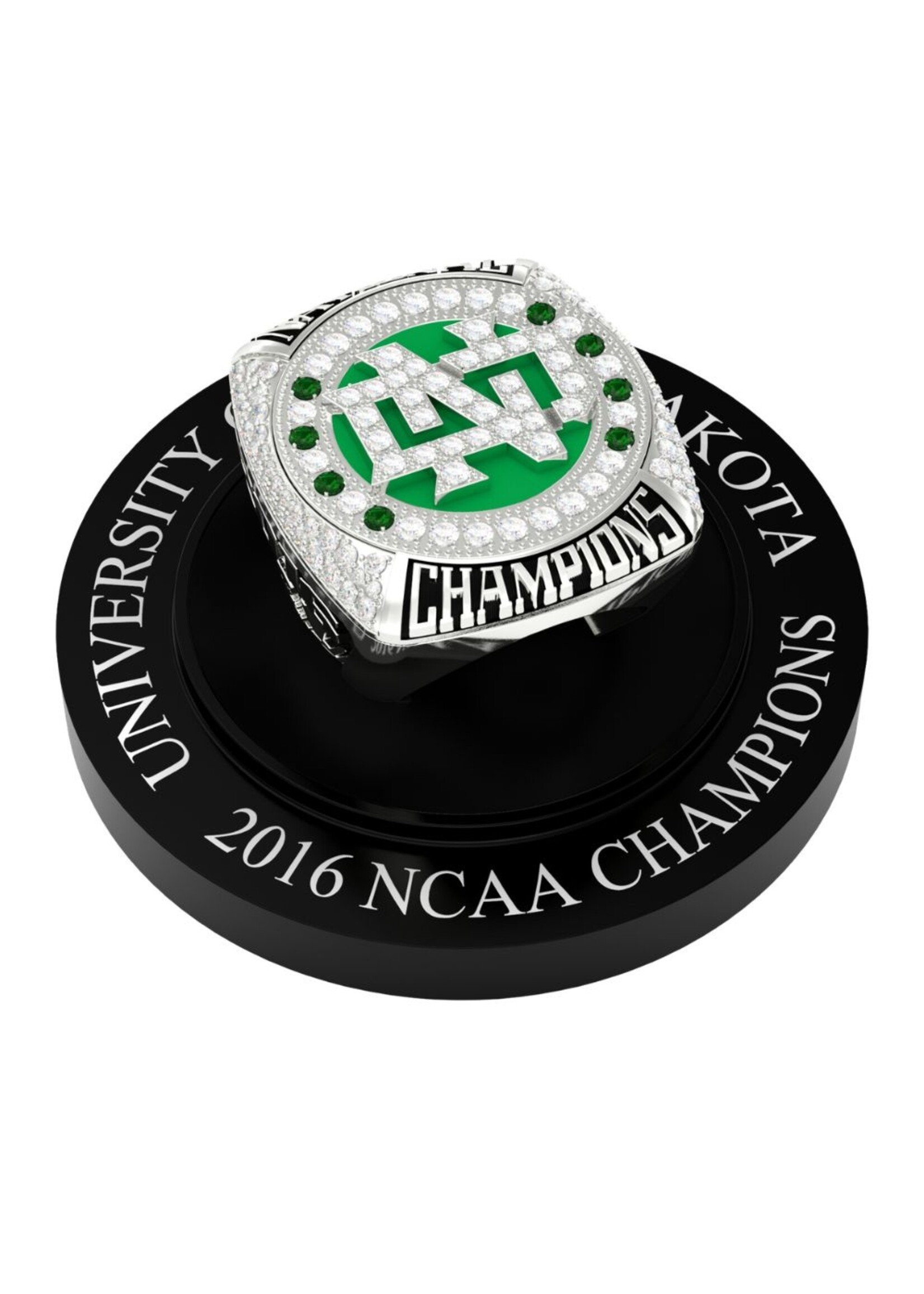 2016 NCAA Men's Ice Hockey University of North Dakota Premium Replica Championship Ring