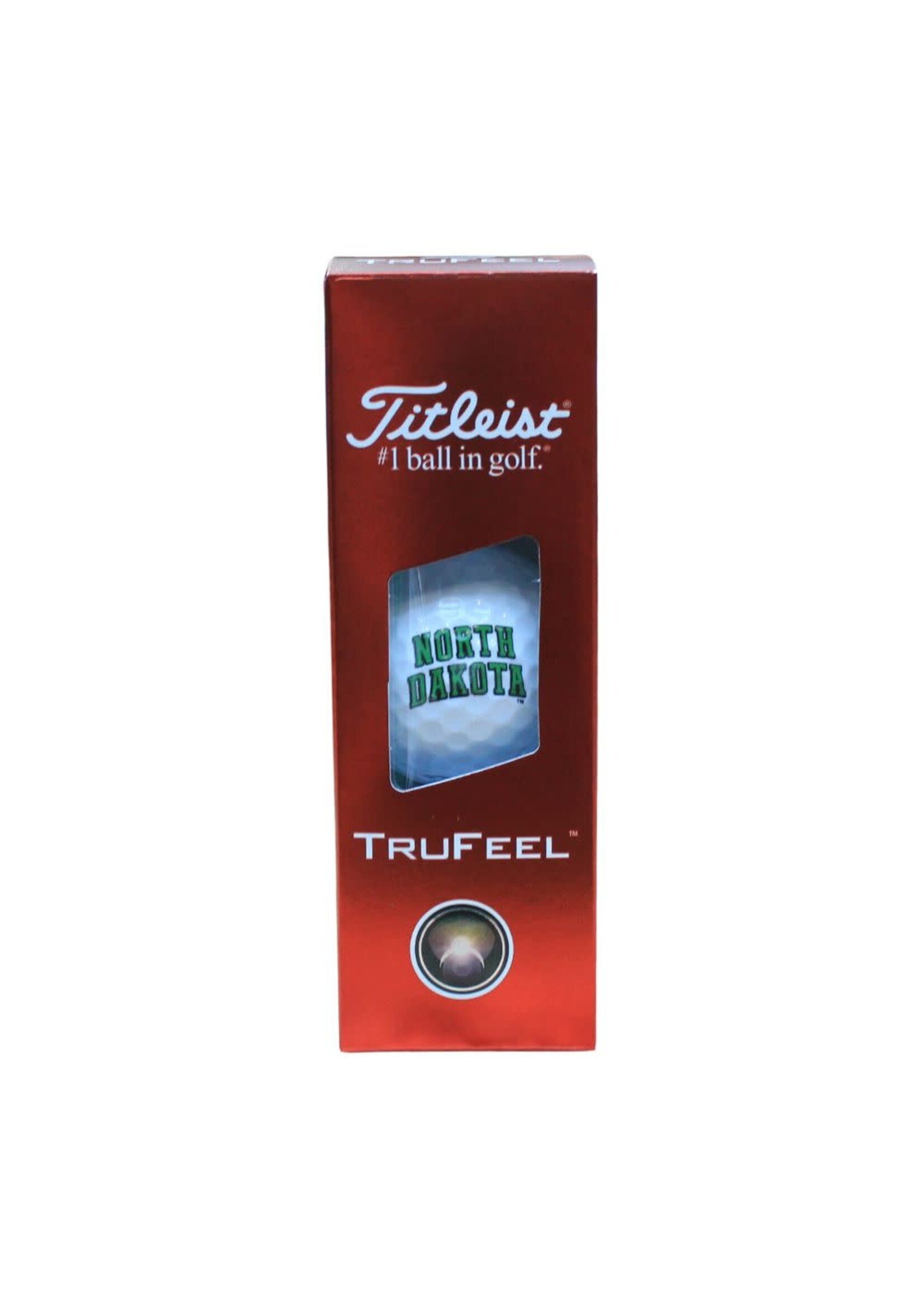 North Dakota Titleist - 3pk Golf Balls