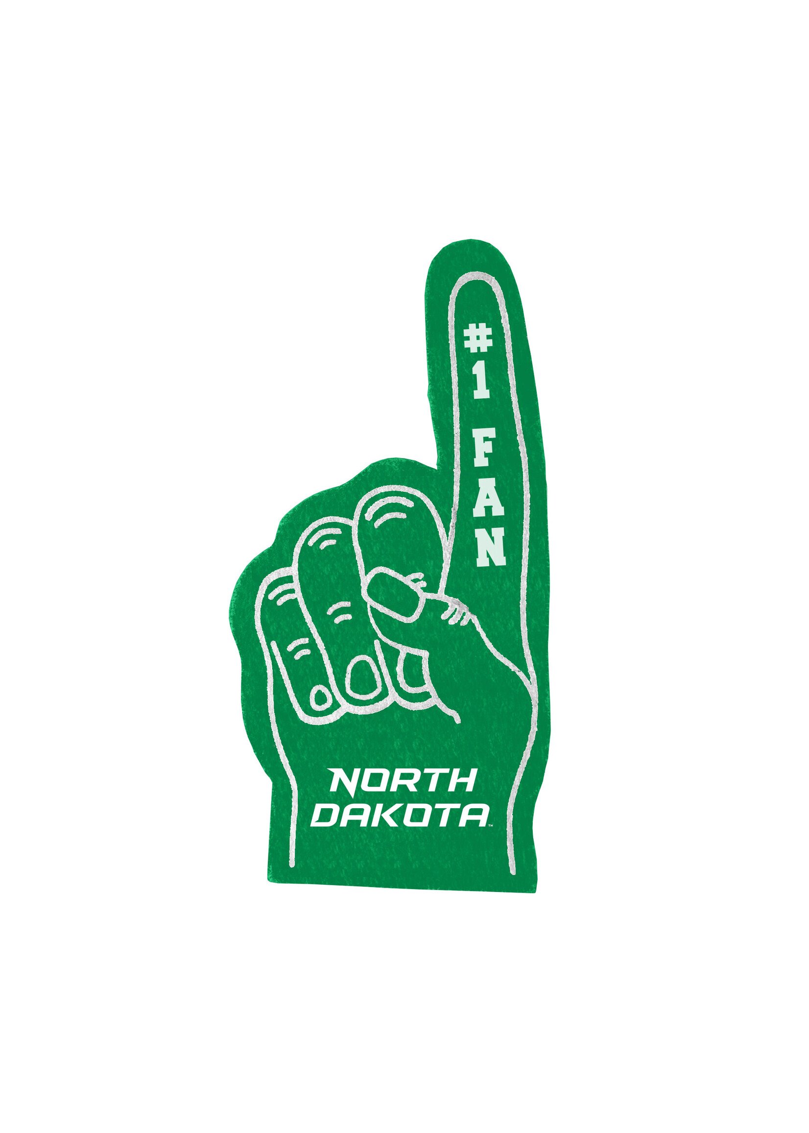 UND Foam Hand Magnet