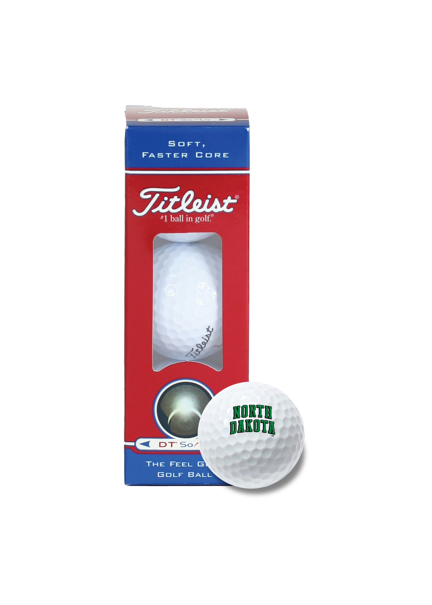 North Dakota Titleist - 3pk Golf Balls