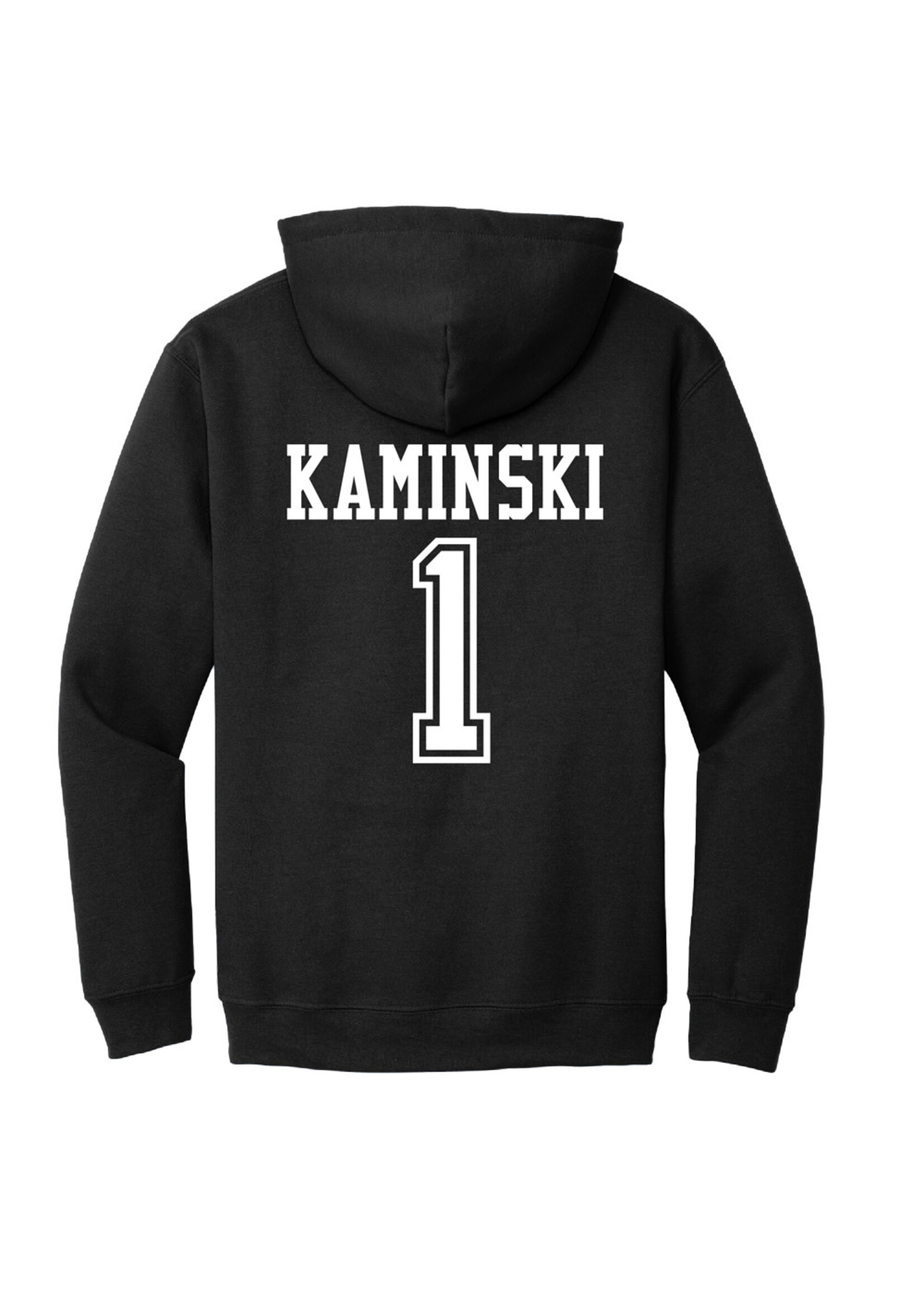 AHUNDYP #1 Jerry Kaminski North Dakota Football Sport Youth Hood