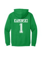 AHUNDYP #1 Jerry Kaminski North Dakota Football Sport Youth Hood