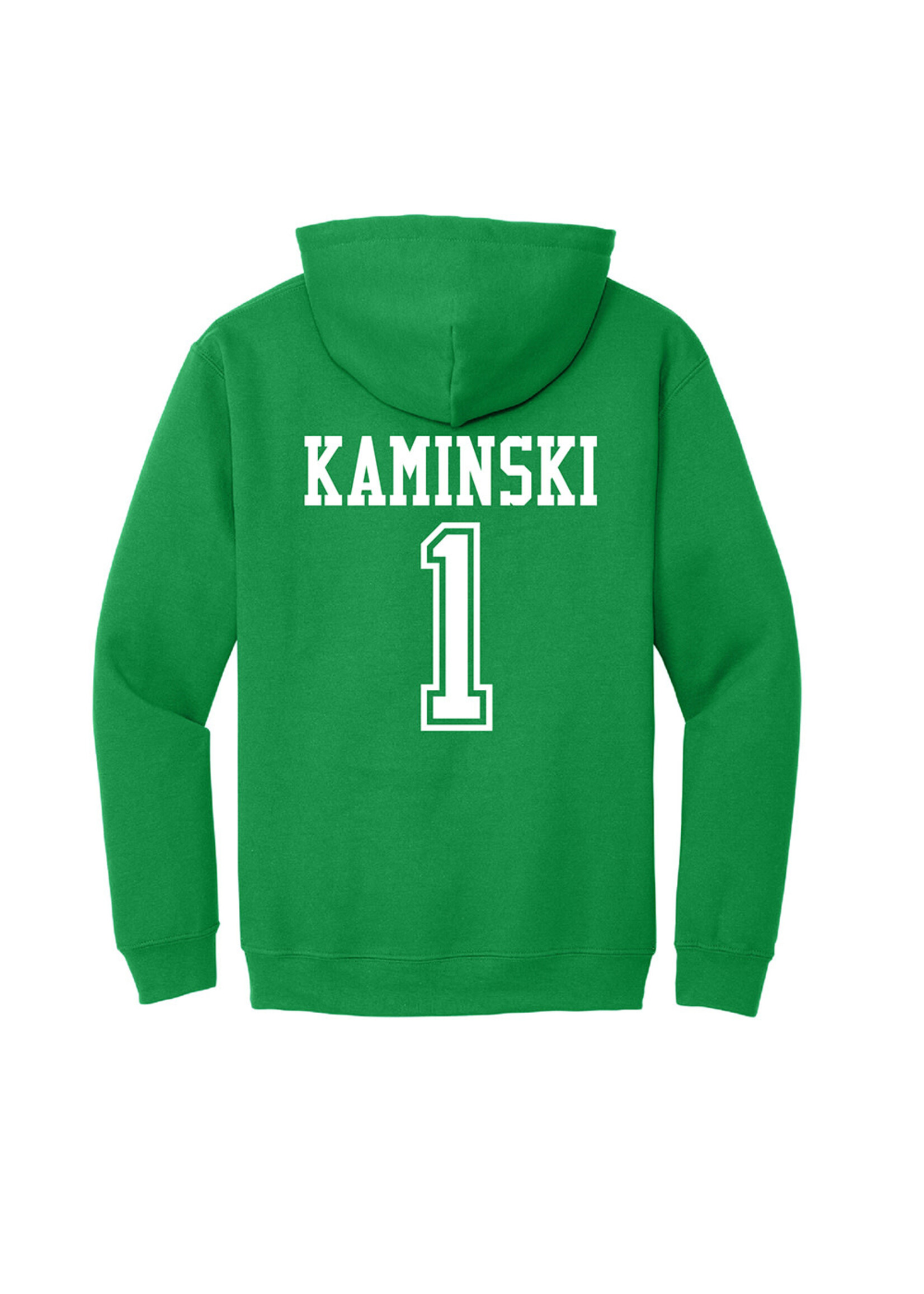 AHUNDYP #1 Jerry Kaminski North Dakota Football Sport Youth Hood