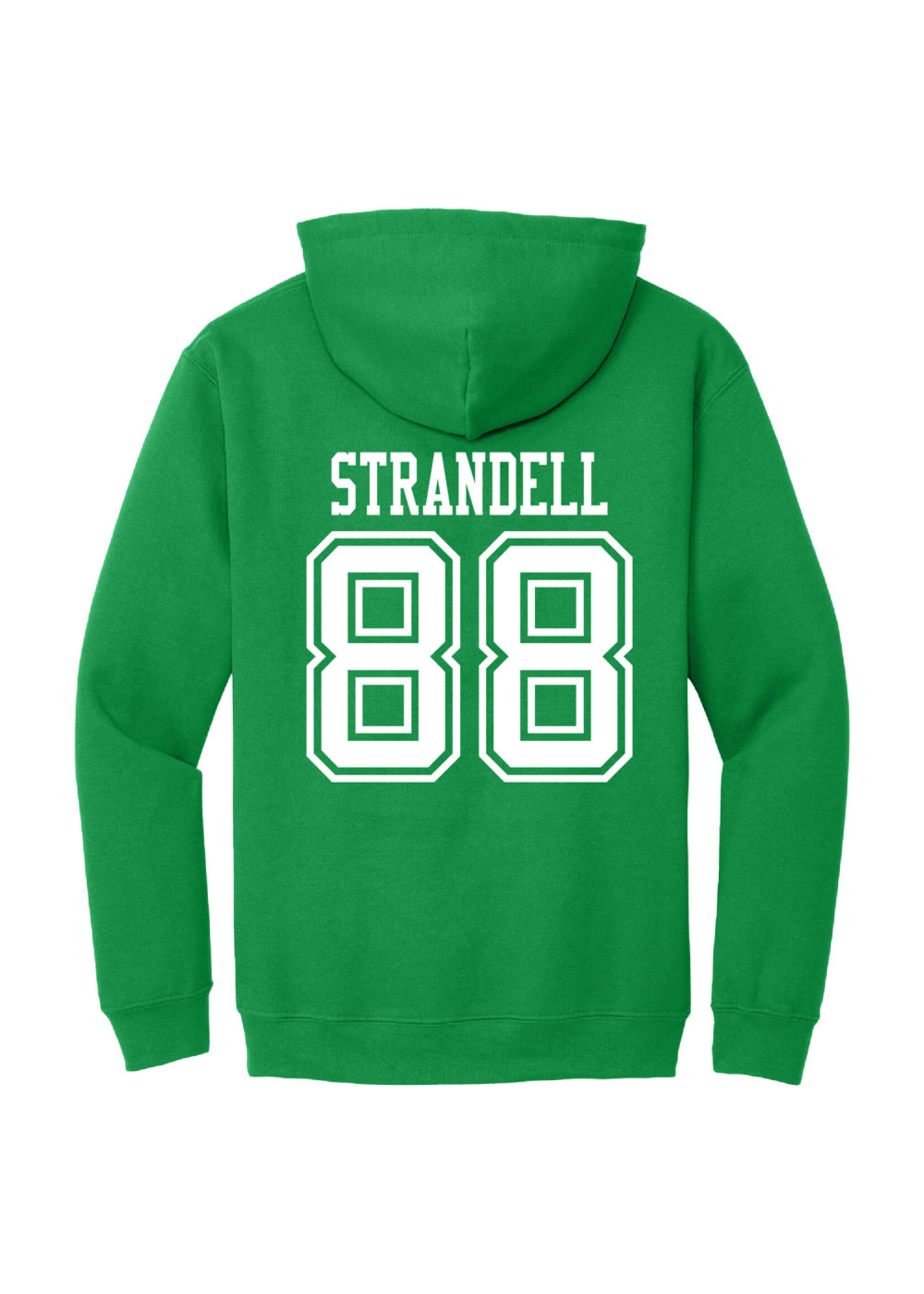 AHUNDYP #88 Sam Strandell North Dakota Football Sport Adult Hood