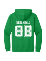 AHUNDYP #88 Sam Strandell North Dakota Football Youth Sport Hood