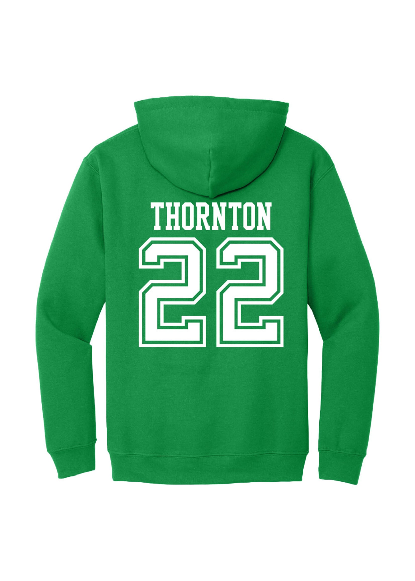 AHUNDYP #22 Brody Thornton North Dakota Football Sport Adult Hood