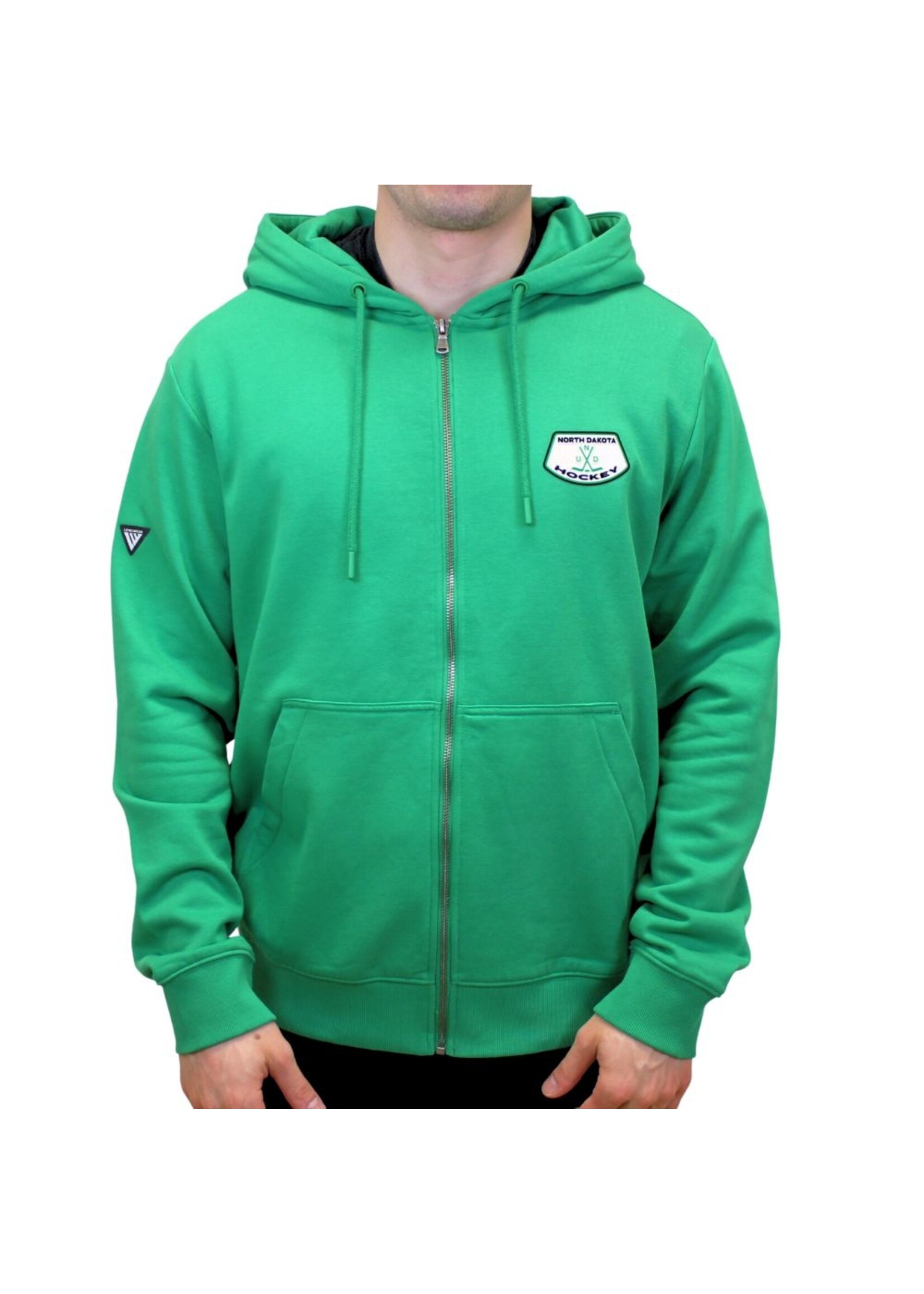 Level Wear Full Zip Podium North Dakota Hockey Hood