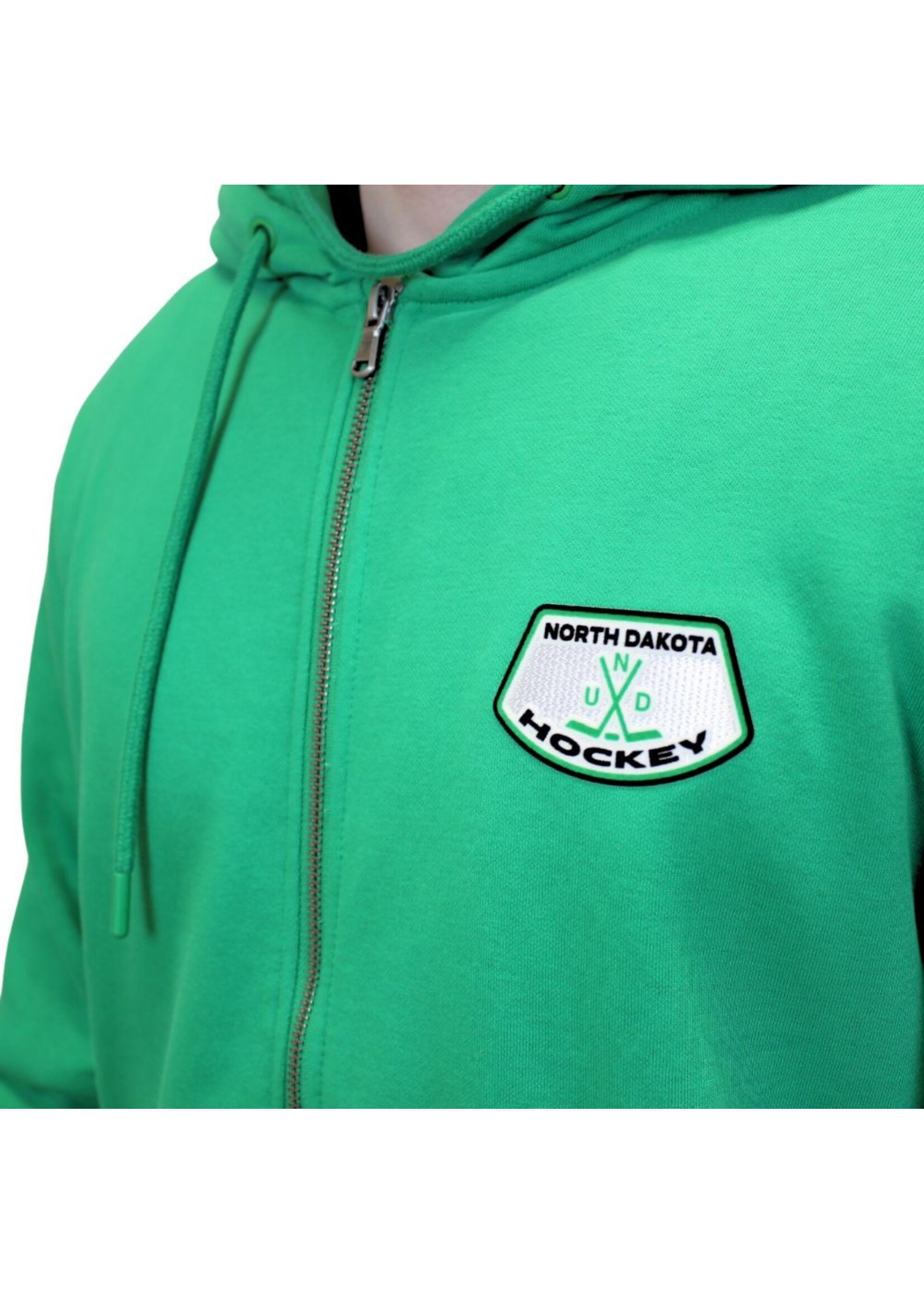 Level Wear Full Zip Podium North Dakota Hockey Hood