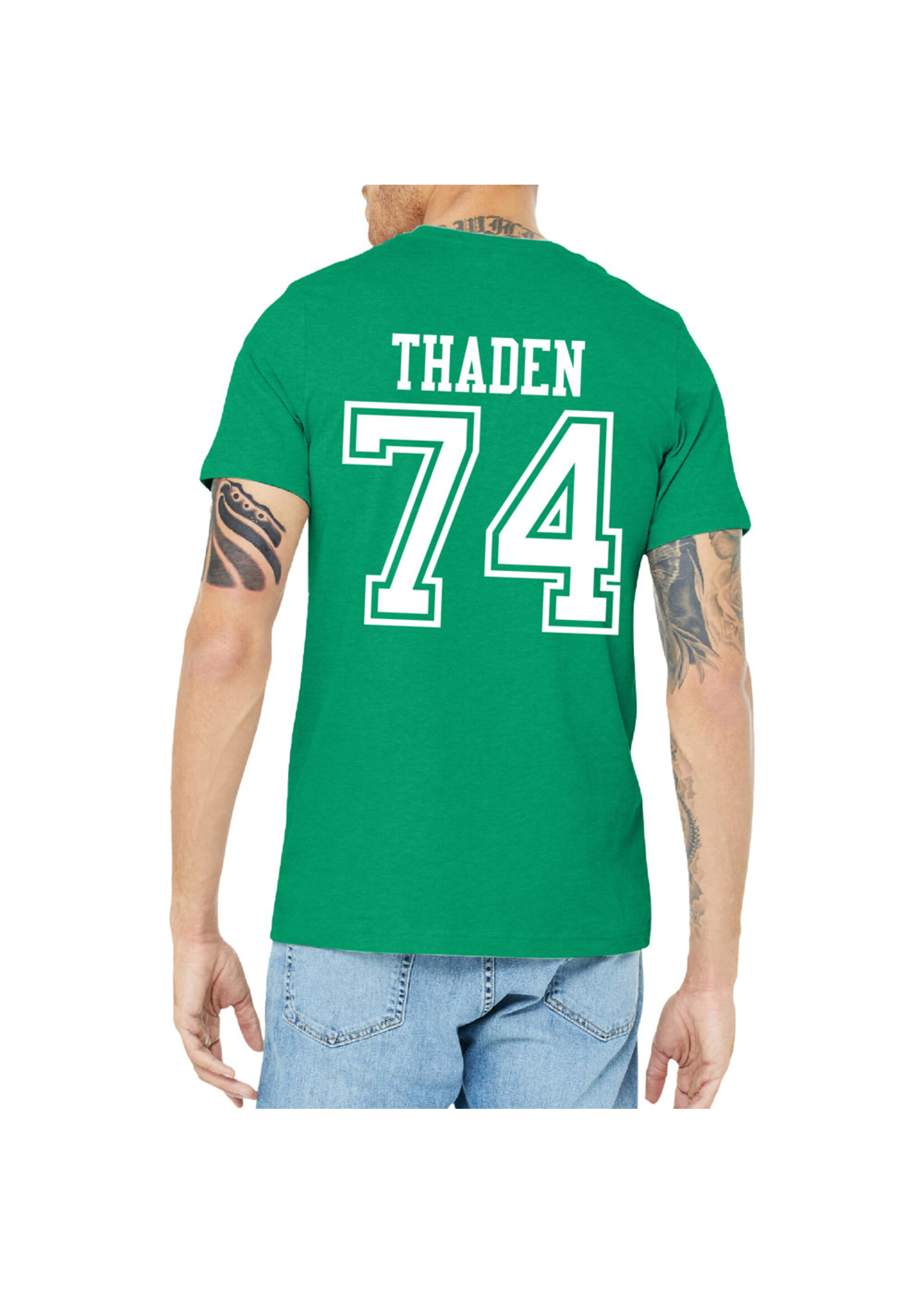 AHUNDYP #74 Tyler Thaden North Dakota Football Sport Adult Tee