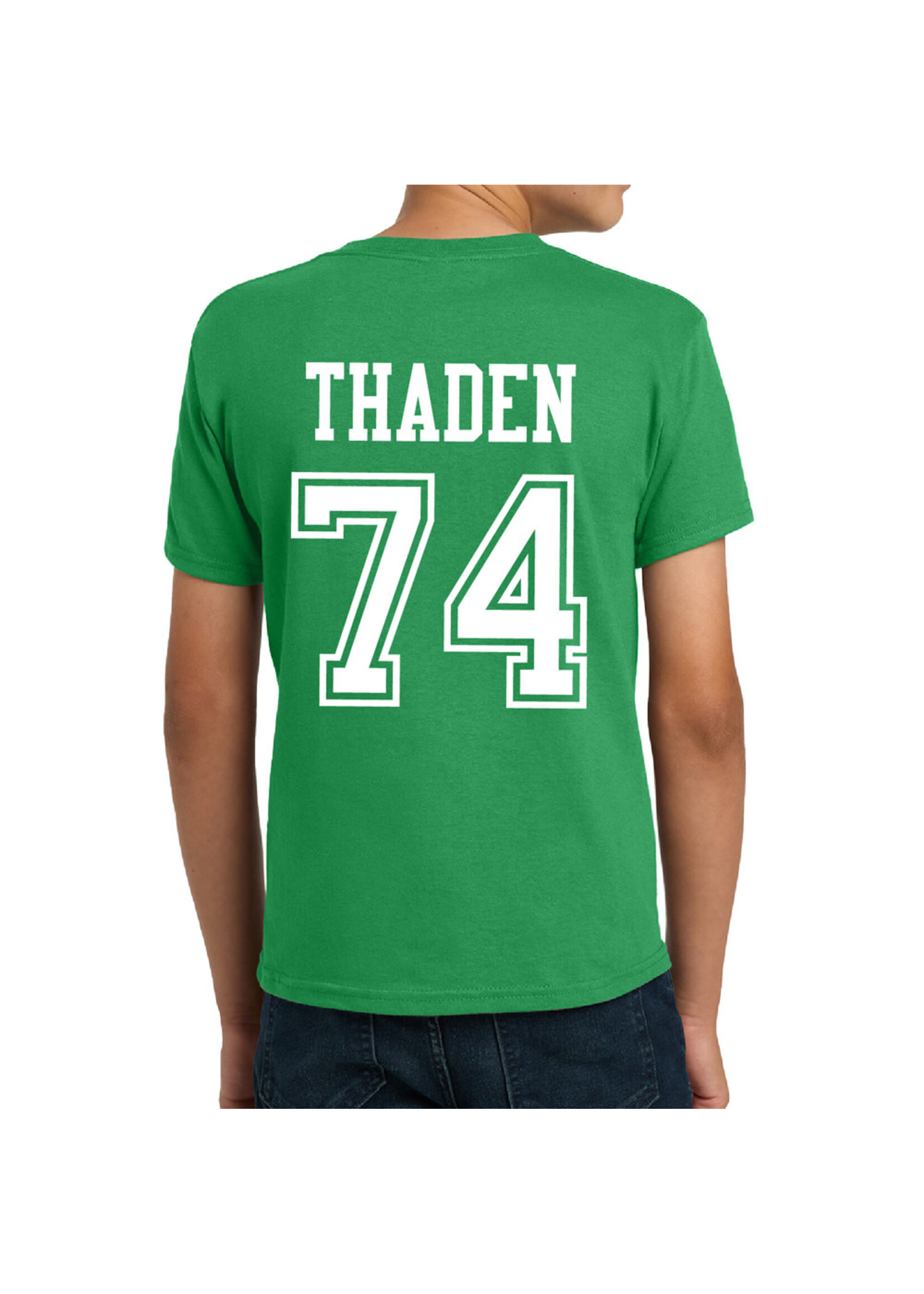 AHUNDYP #74 Tyler Thaden North Dakota Football Sport Youth Tee