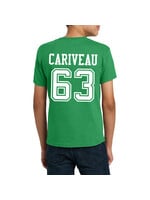 AHUNDYP #63 Isaac Cariveau North Dakota Football Sport Youth Tee