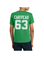 AHUNDYP Isaac Cariveau #63 North Dakota Football Sport Youth Tee