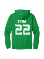 AHUNDYP #22 Evan Kludt North Dakota Football Sport Adult Hood