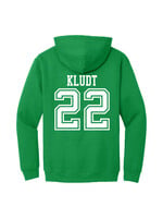 AHUNDYP #22 Evan Kludt North Dakota Football Sport Youth Hood