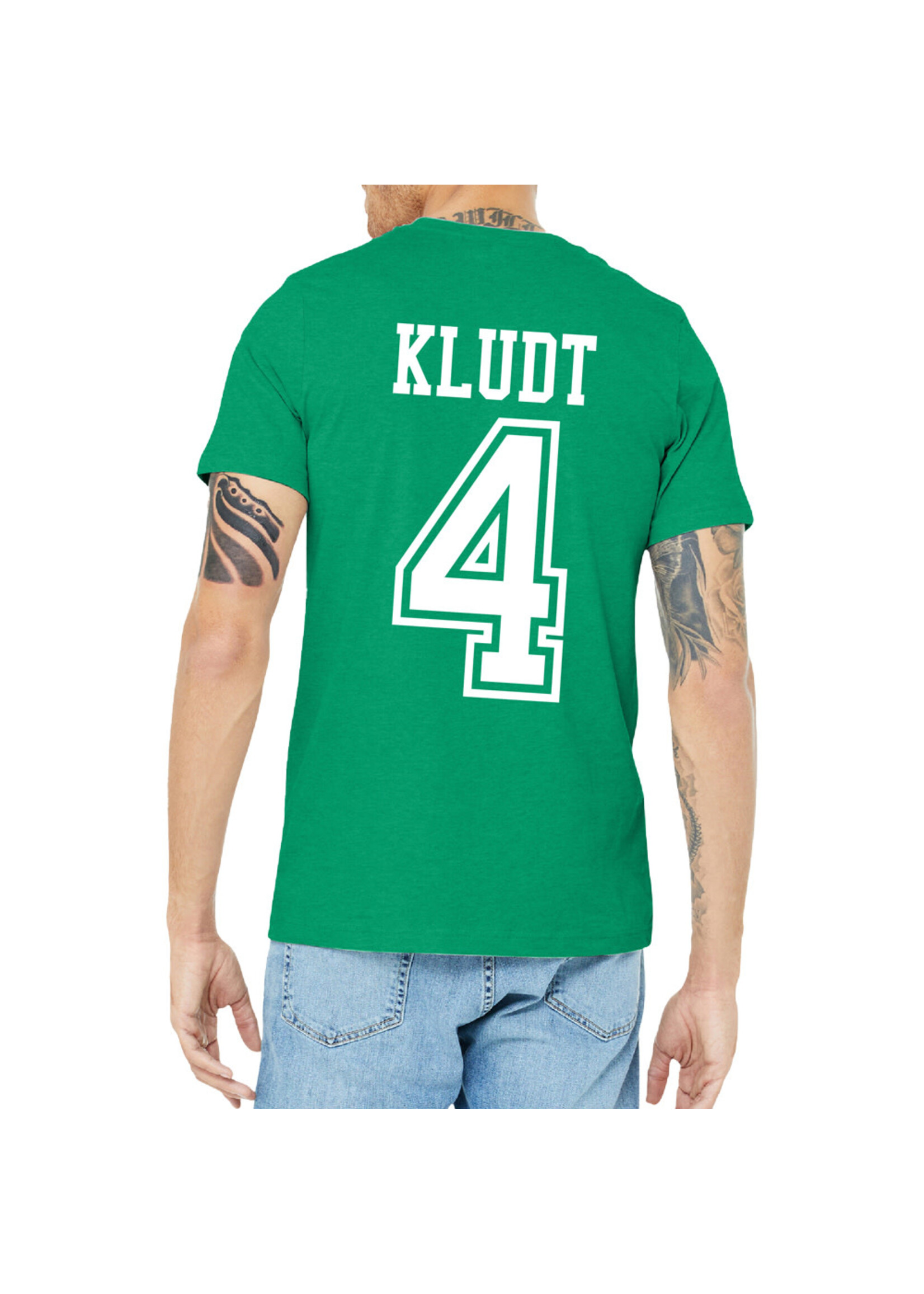 AHUNDYP #4 Evan Kludt North Dakota Football Sport Adult Tee