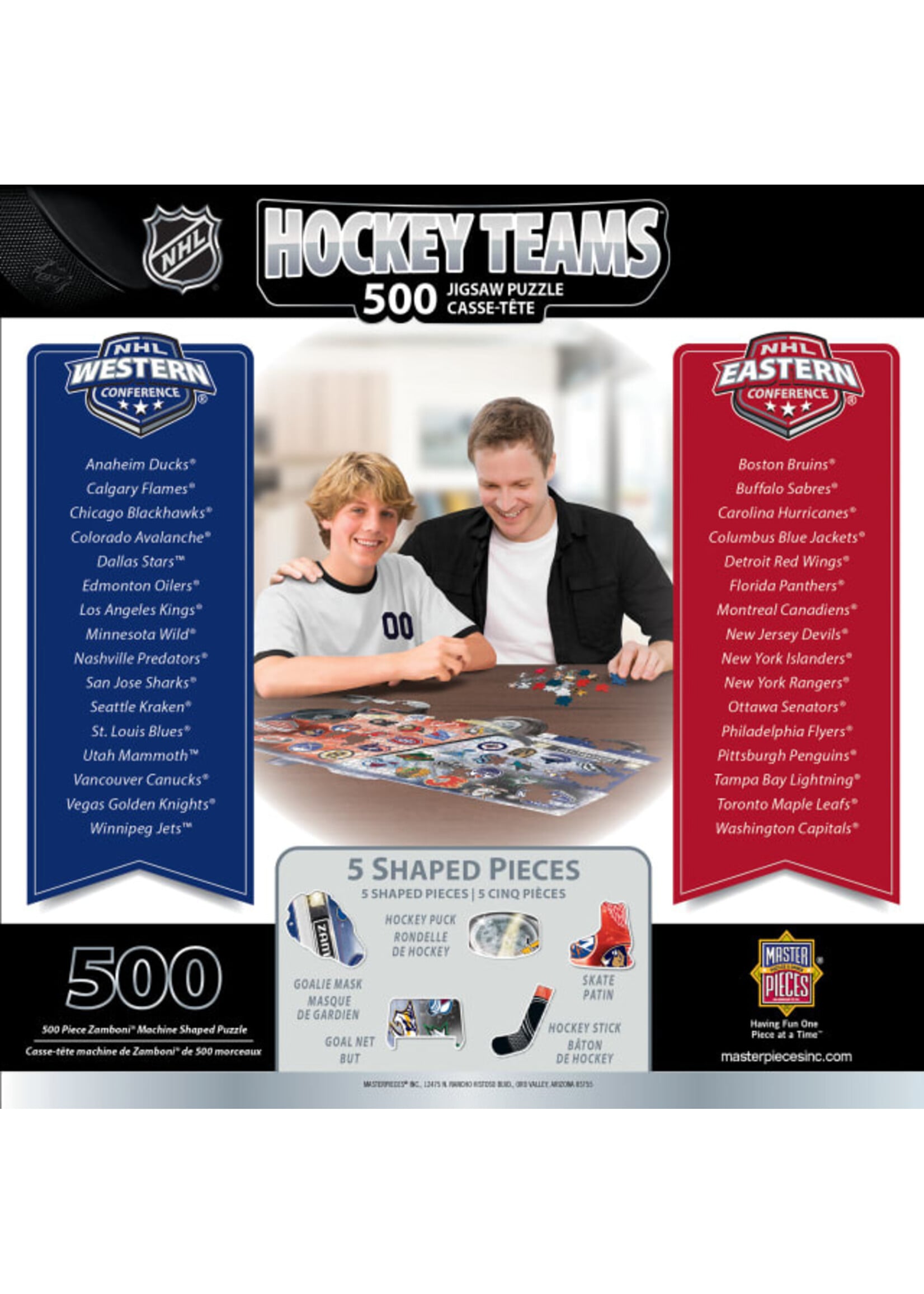 NHL - Zamboni 500 Piece Shaped Jigsaw Puzzle
