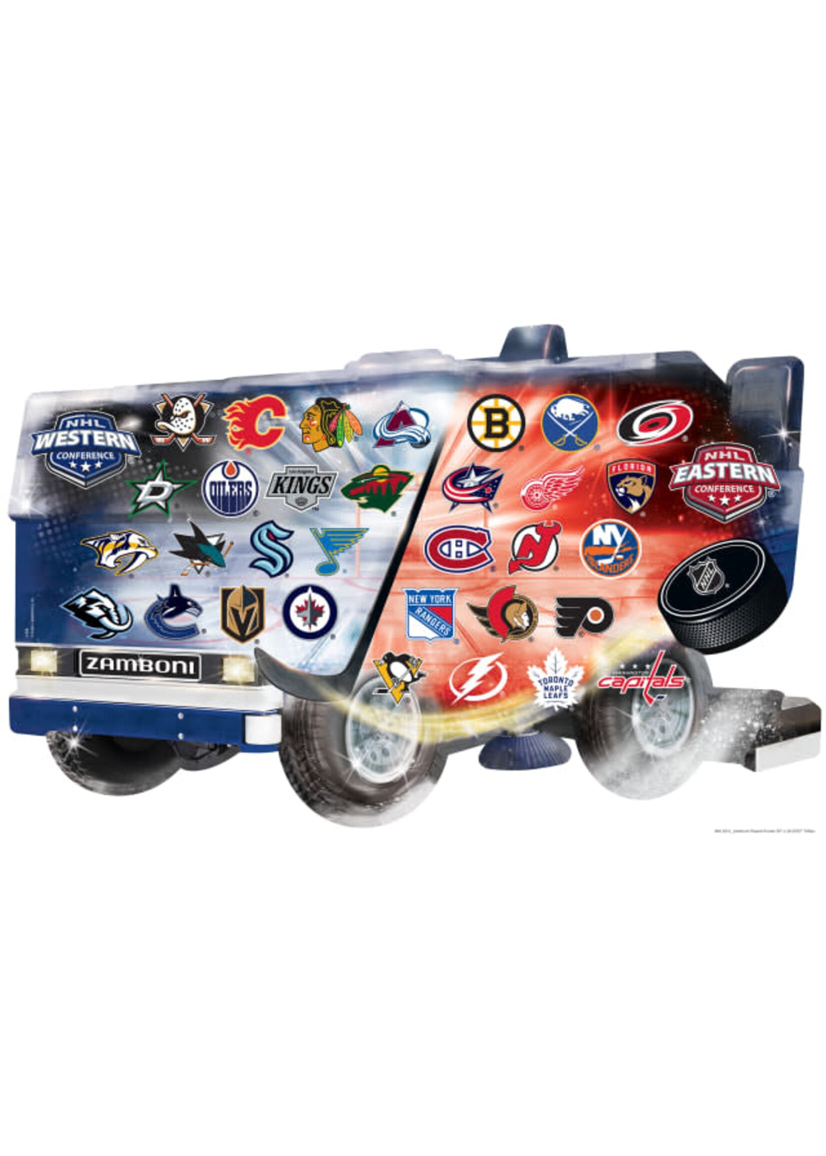 NHL - Zamboni 500 Piece Shaped Jigsaw Puzzle