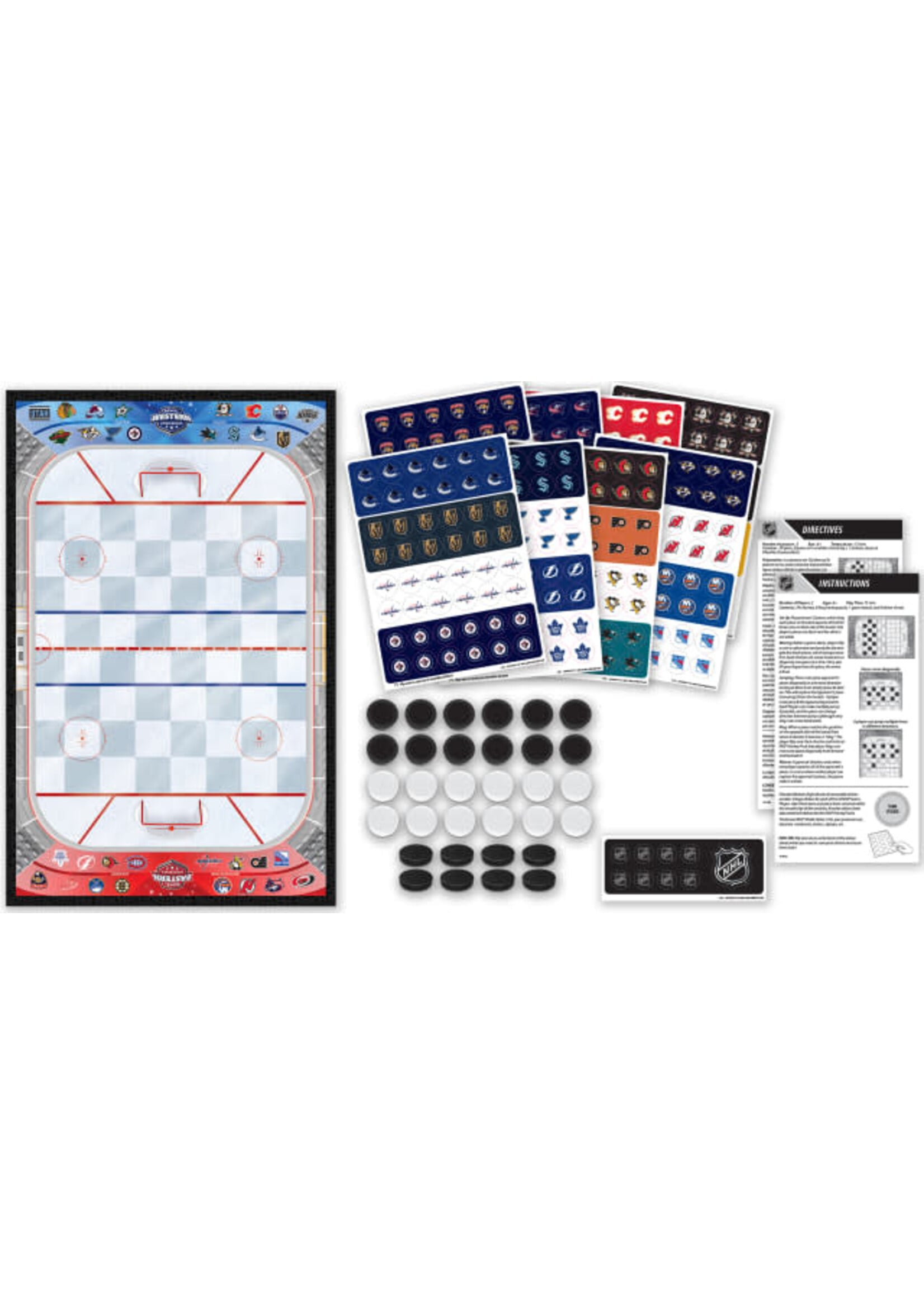 NHL - League Checkers Board Game