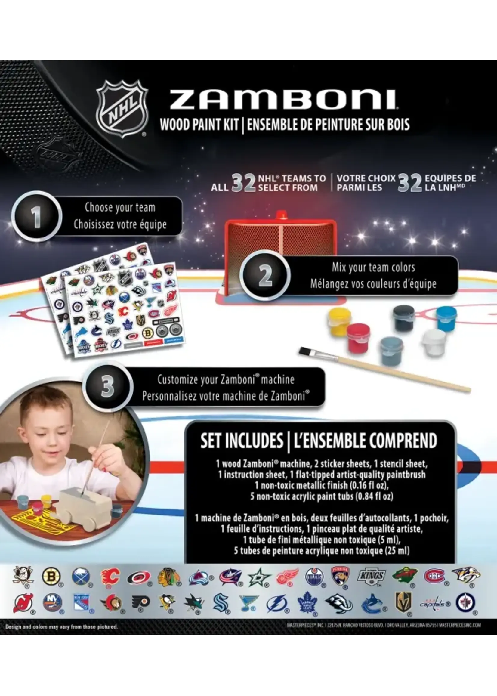 NHL - Zamboni Wood Paint Kit
