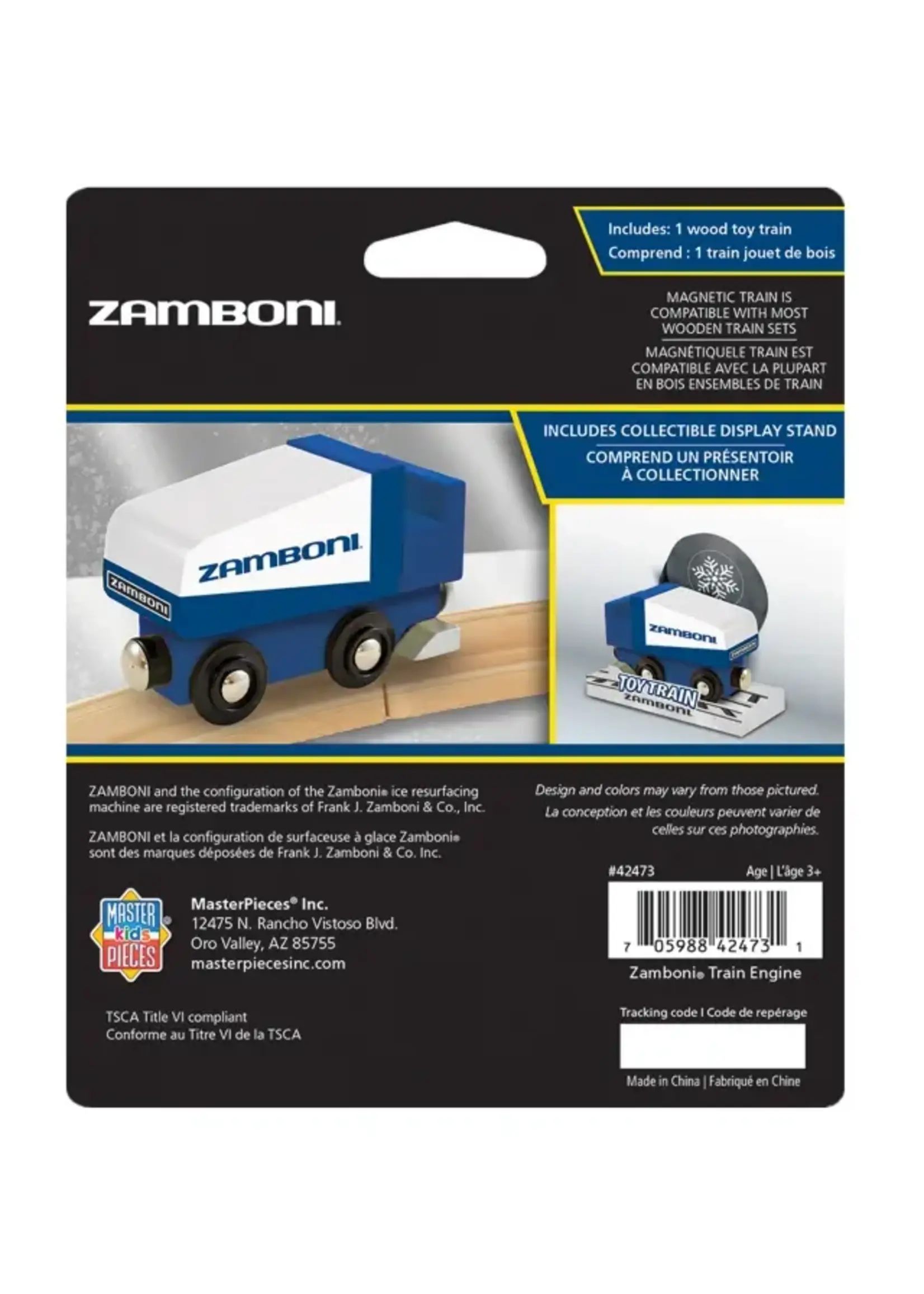 Zamboni Wood Toy Train