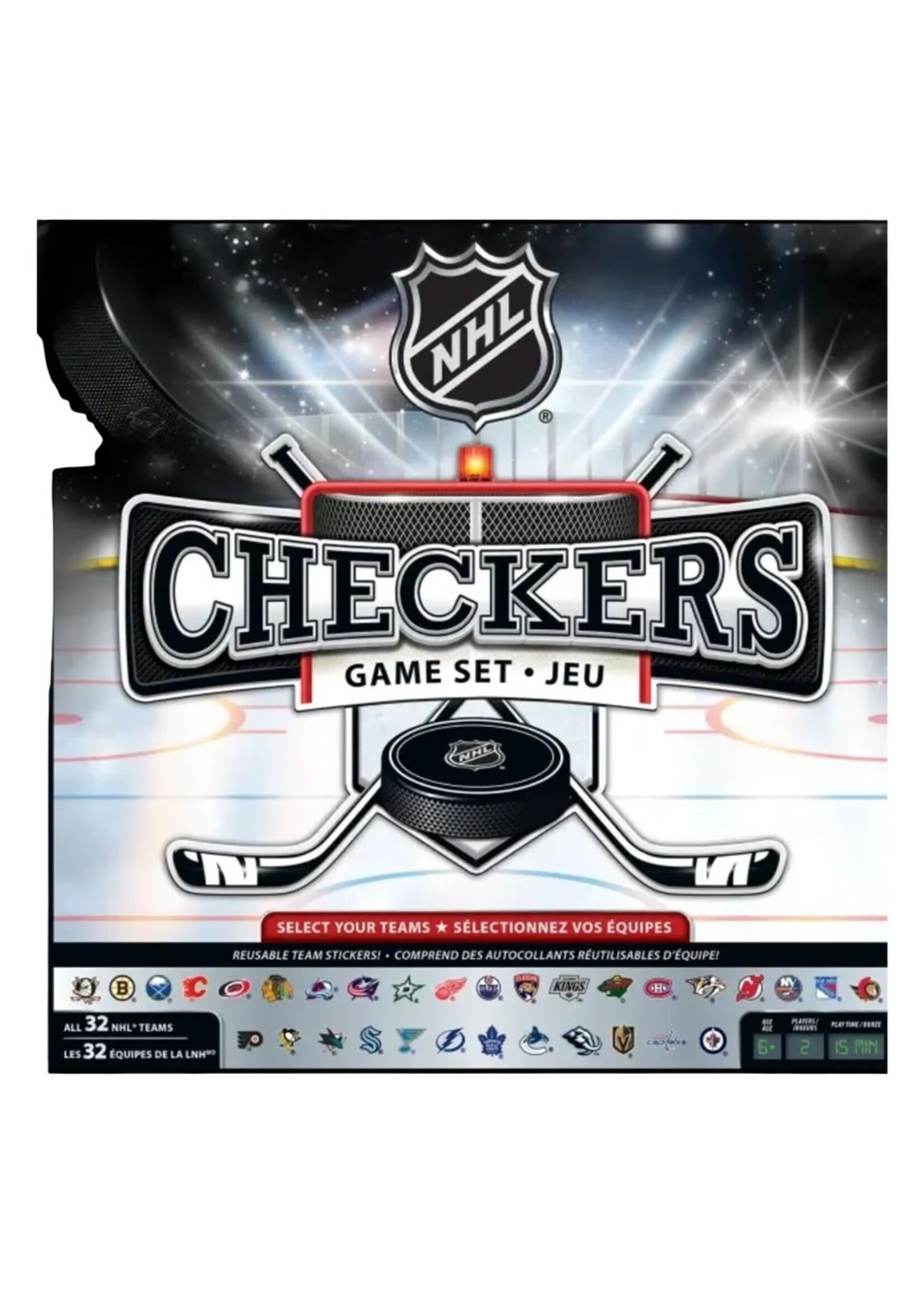 NHL - League Checkers Board Game