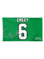 Wincraft E.J. Emery #6 UND Hockey 3' x 5' Flag