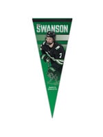 Wincraft Mac Swanson #7 UND Hockey 12" x 30" Player Pennant