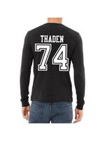 AHUNDYP #74 Tyler Thaden North Dakota Football Sport Adult Long Sleeve