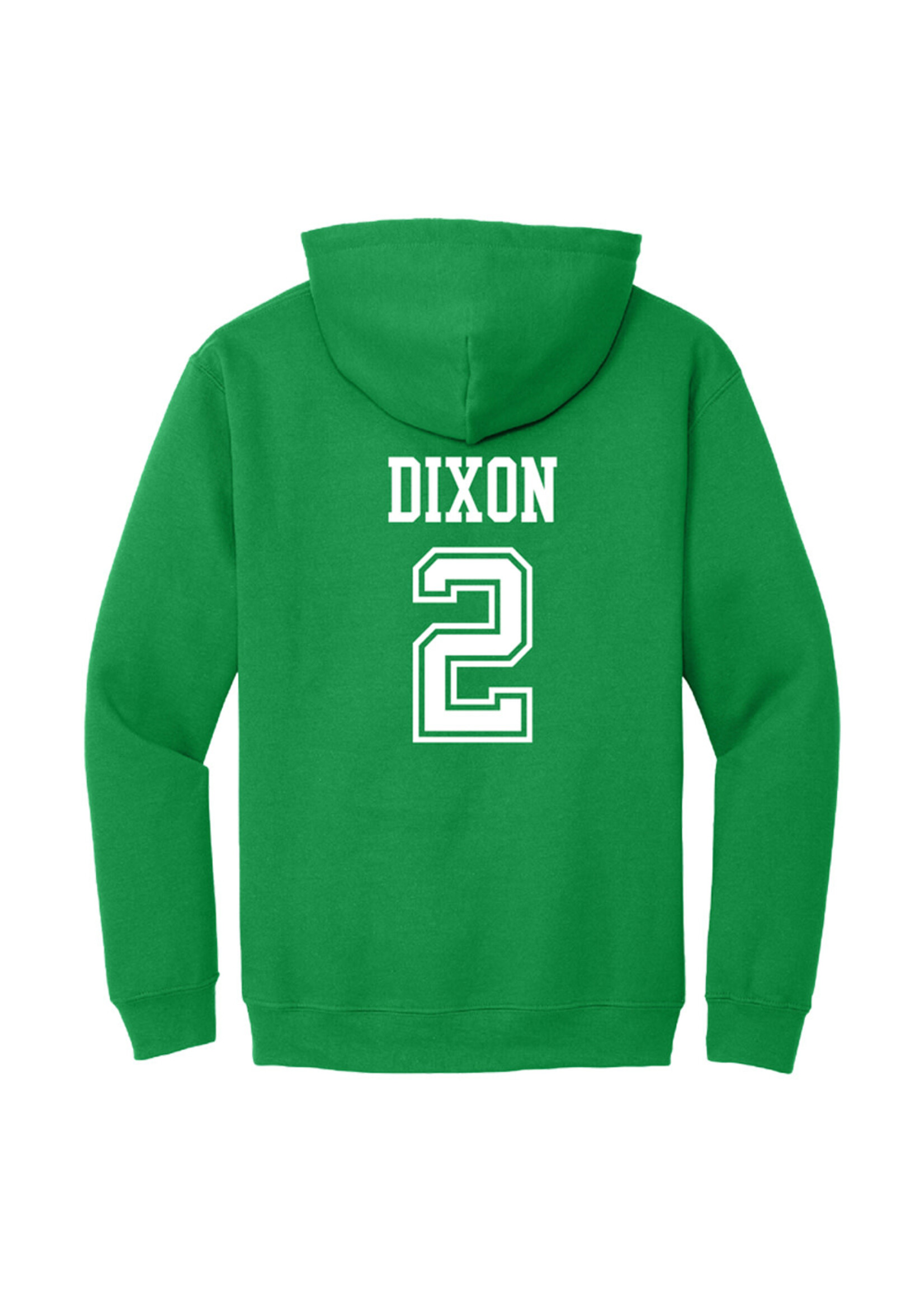 AHUNDYP #2 Avery Dixon North Dakota Fighting Hawks Football Sport Youth Hood