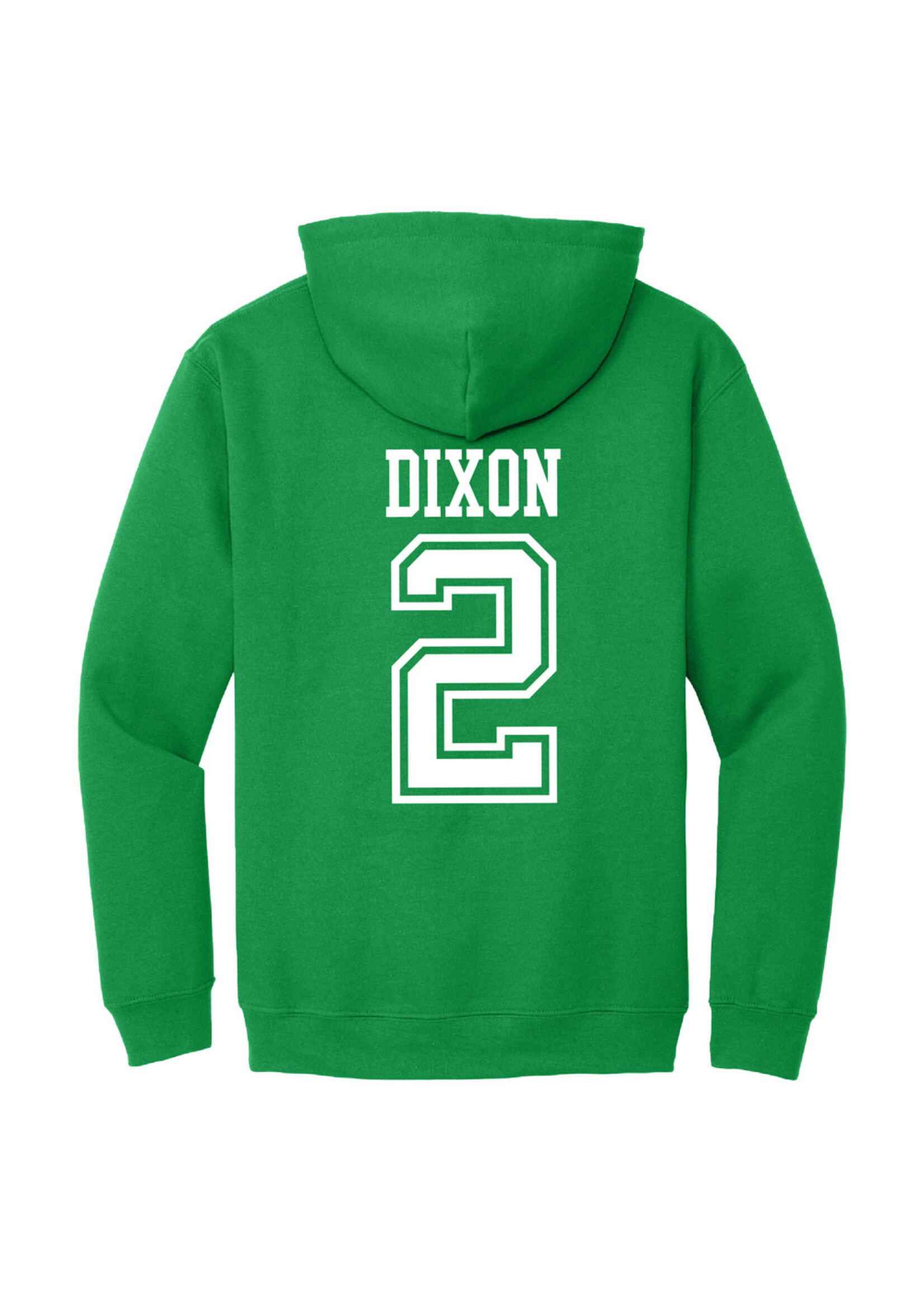 AHUNDYP #2 Avery Dixon North Dakota Fighting Hawks Football Sport Adult Hood