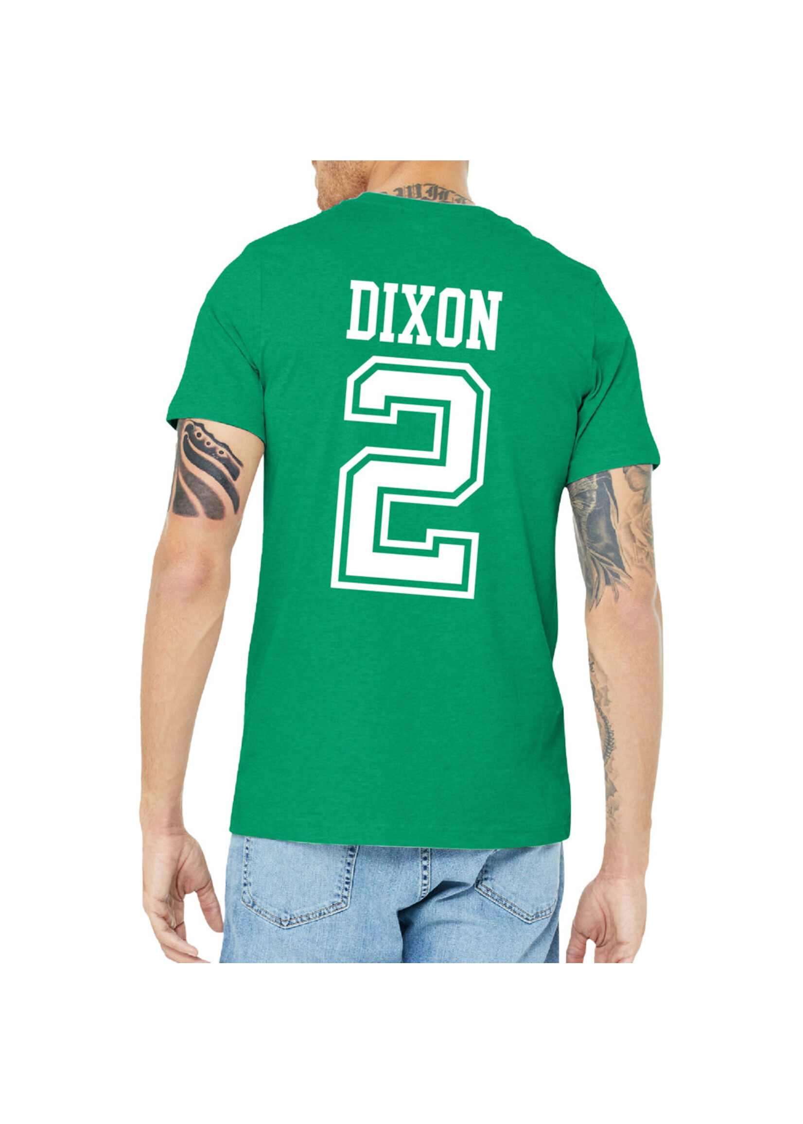 AHUNDYP #2 Avery Dixon North Dakota Fighting Hawks Football Adult Tee