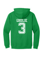 AHUNDYP #3 Caleb Goodloe North Dakota Football Sport Adult Hood