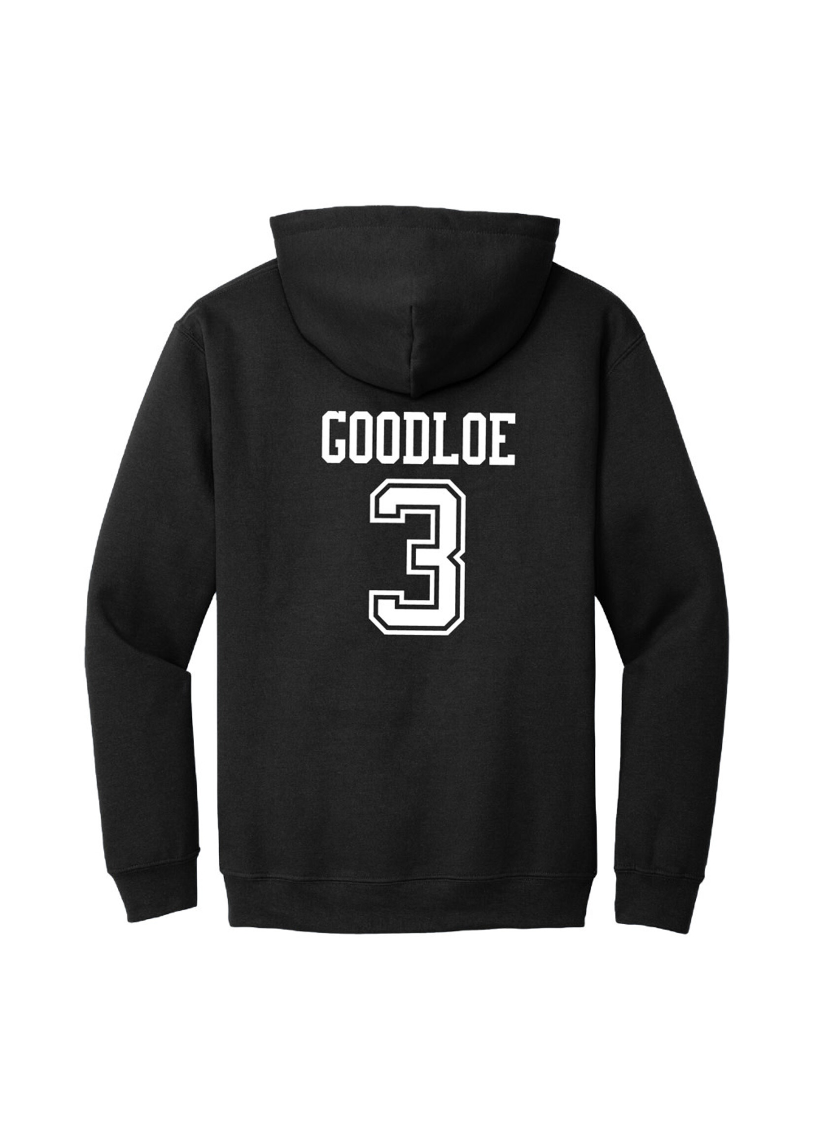 AHUNDYP #3 Caleb Goodloe North Dakota Football Sport Youth Hood