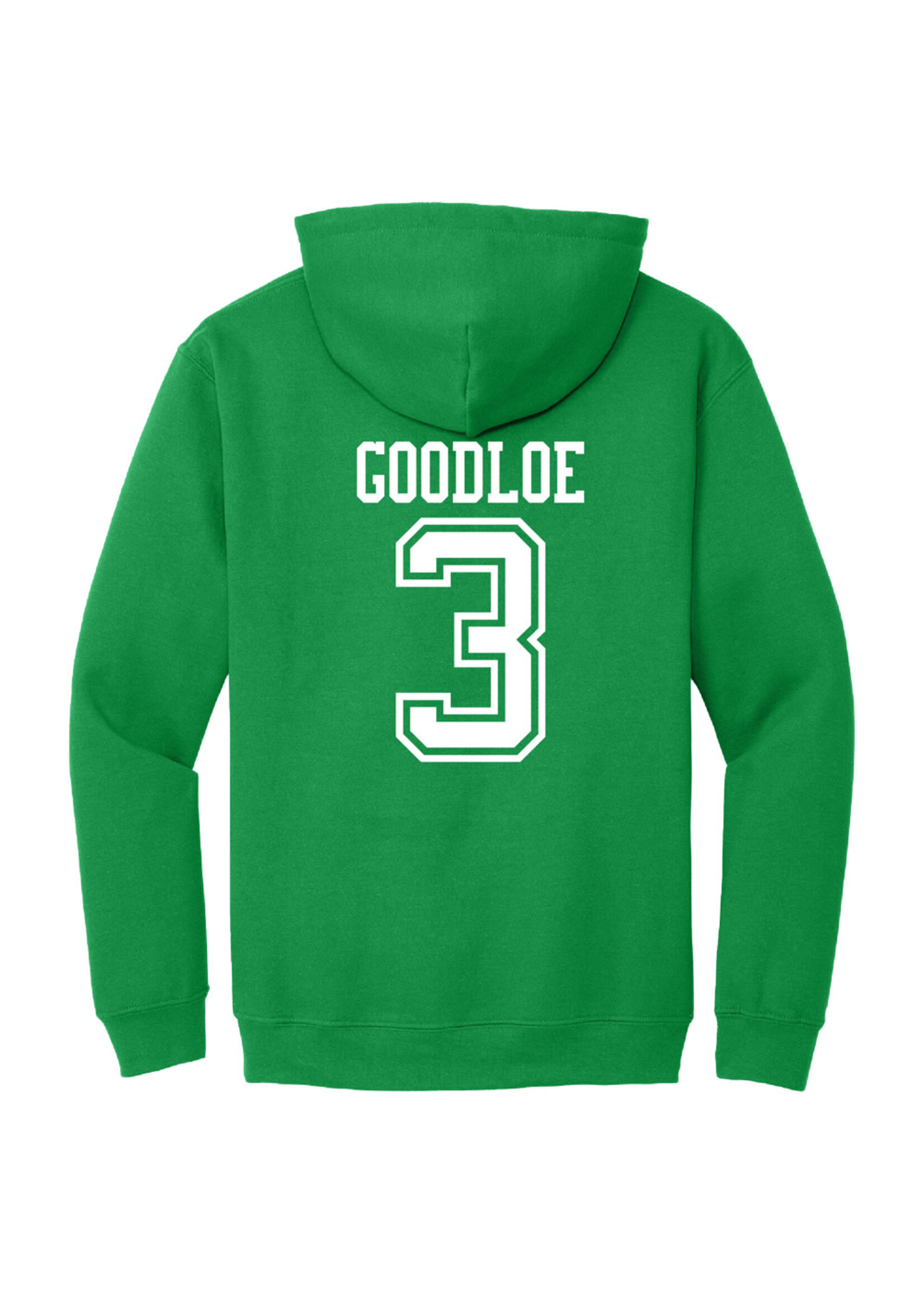 AHUNDYP #3 Caleb Goodloe North Dakota Fighting Hawks Football Sport Adult Hood