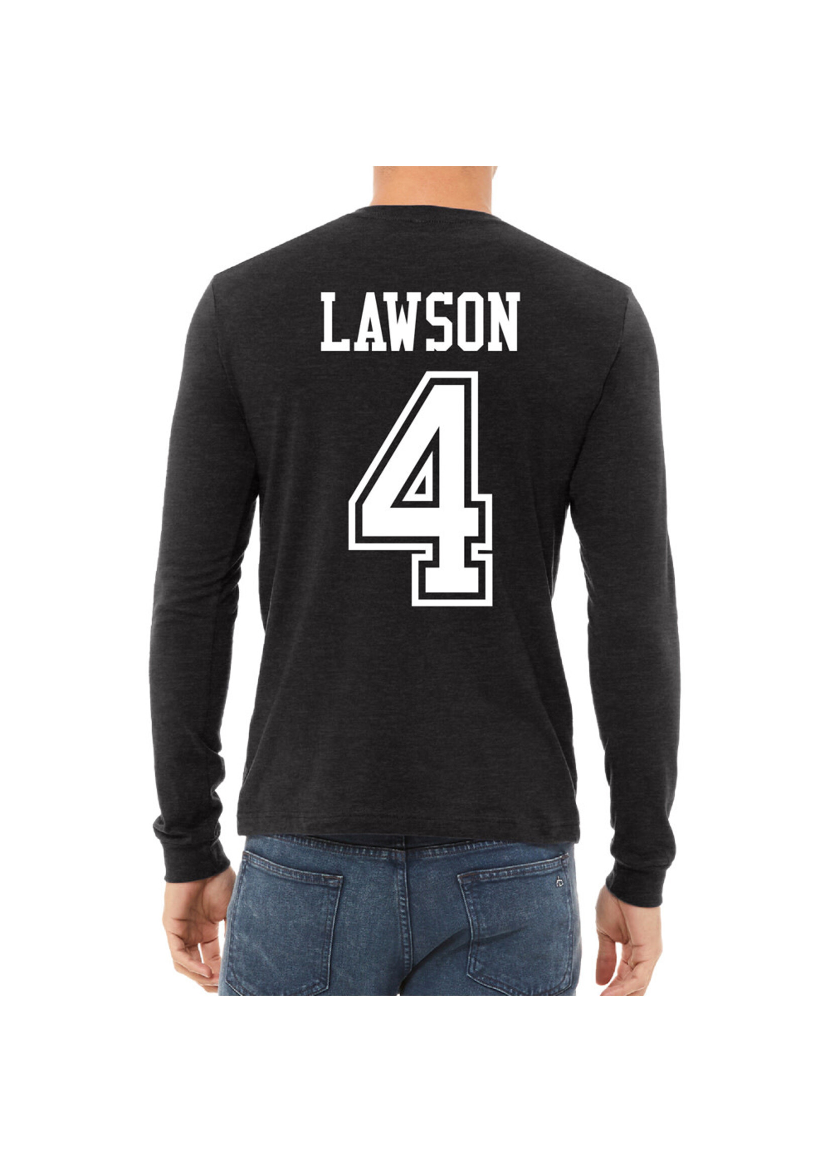 AHUNDYP #4 Matt Lawson North Dakota Football Sport Adult Long Sleeve
