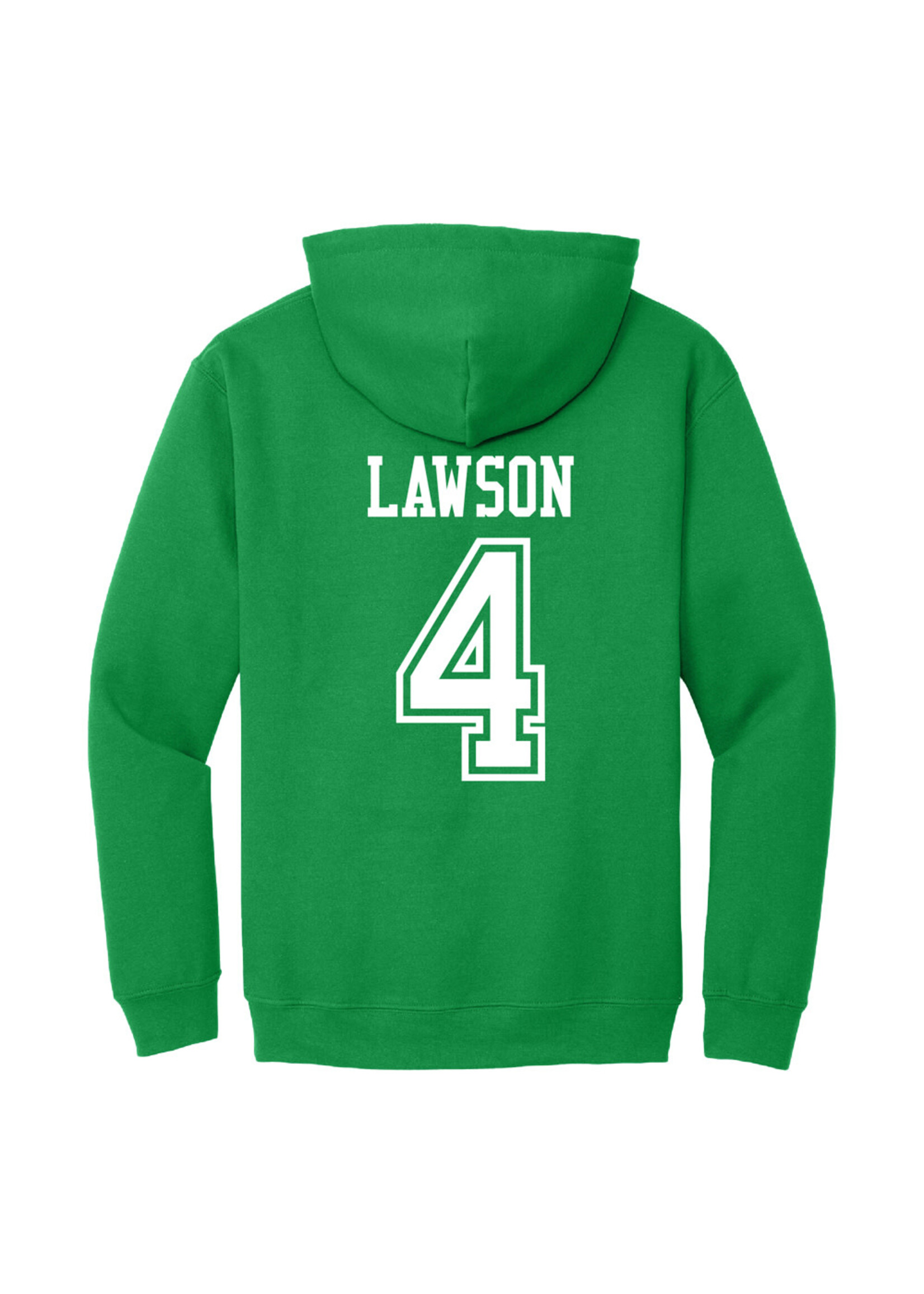 AHUNDYP #4 Matt Lawson North Dakota Fighting Hawks Football Sport Adult Hood
