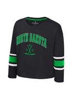 Colosseum Athletics Girls Sequin Fire Long Sleeve Tee