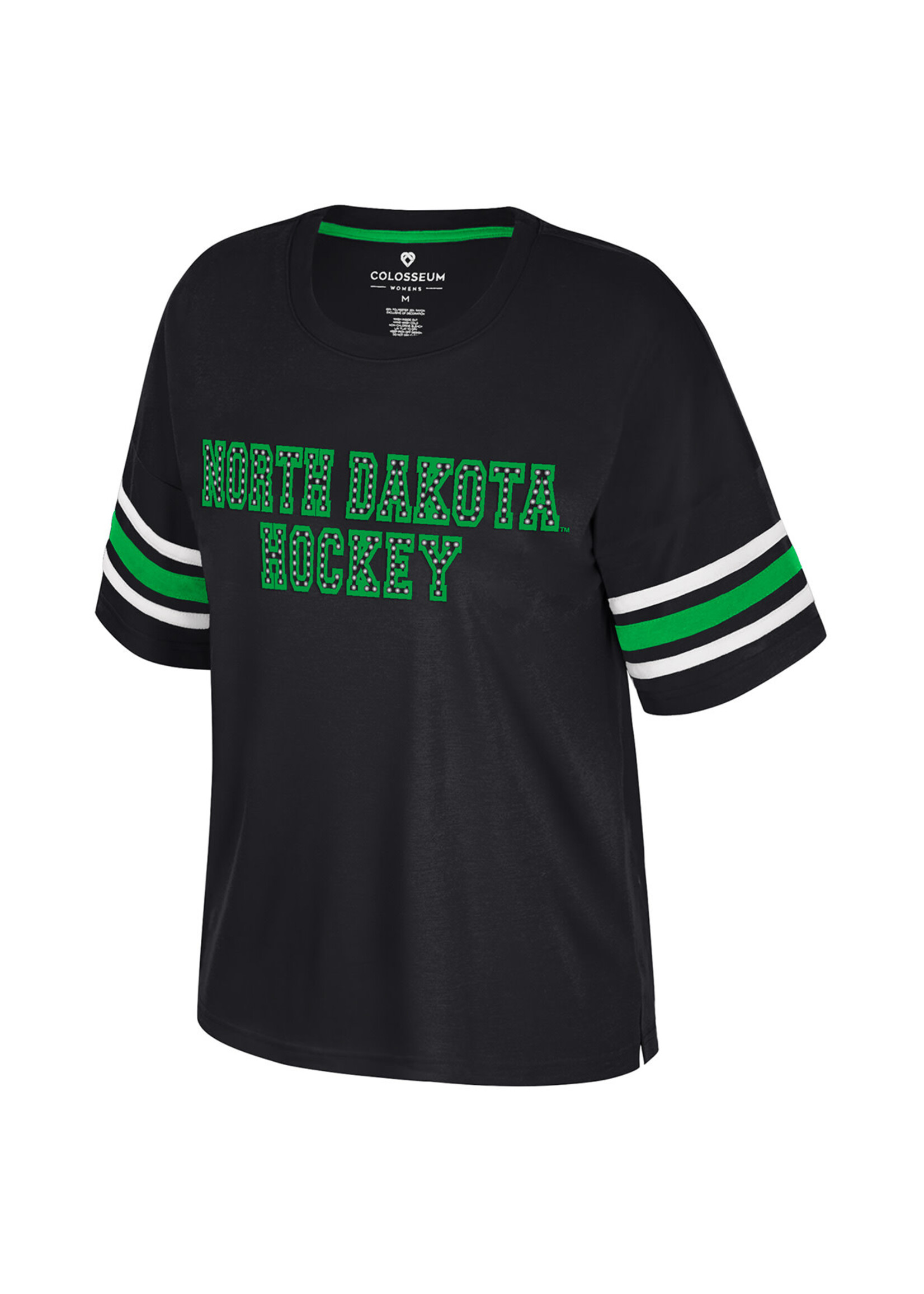 Colosseum Athletics North Dakota Tina Studded Short Sleeve Tee