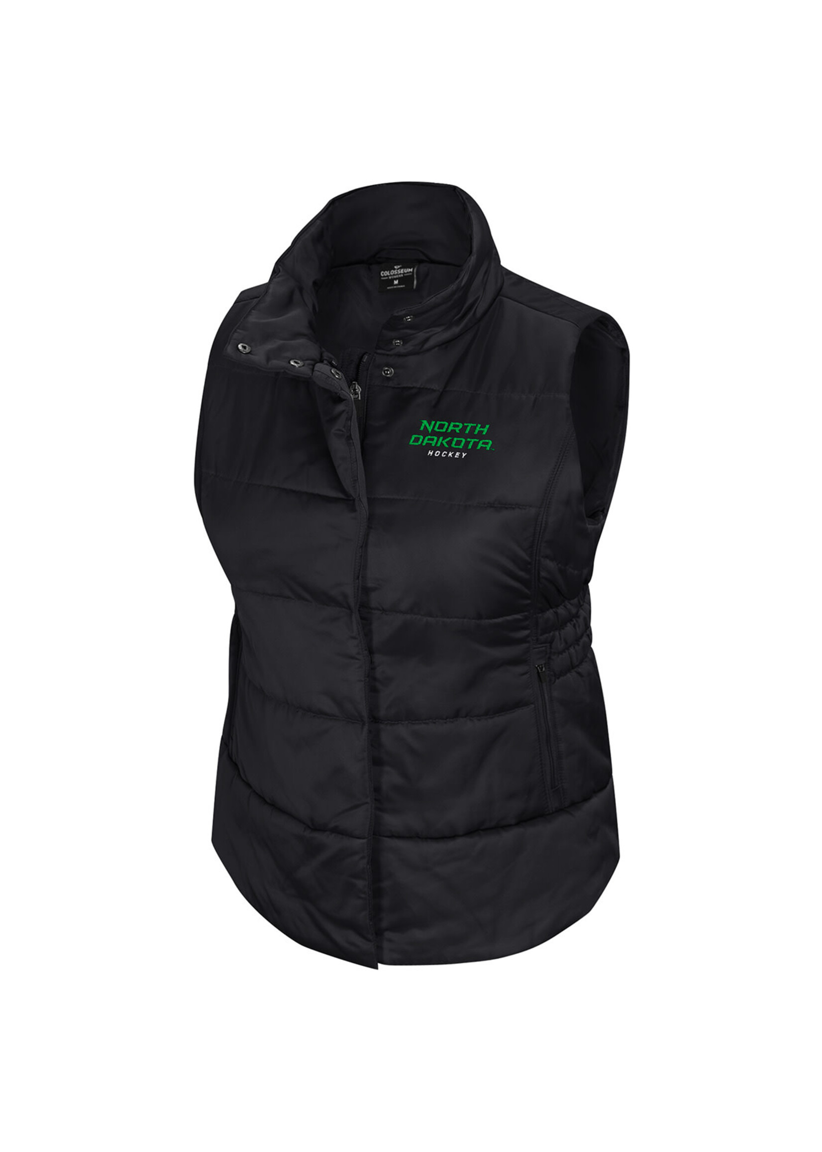 Colosseum Athletics North Dakota Hockey Hands Puffer Vest