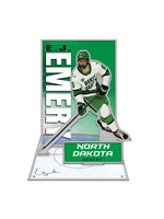 Wincraft E.J. Emery #6 UND Hockey Acrylic Player Display