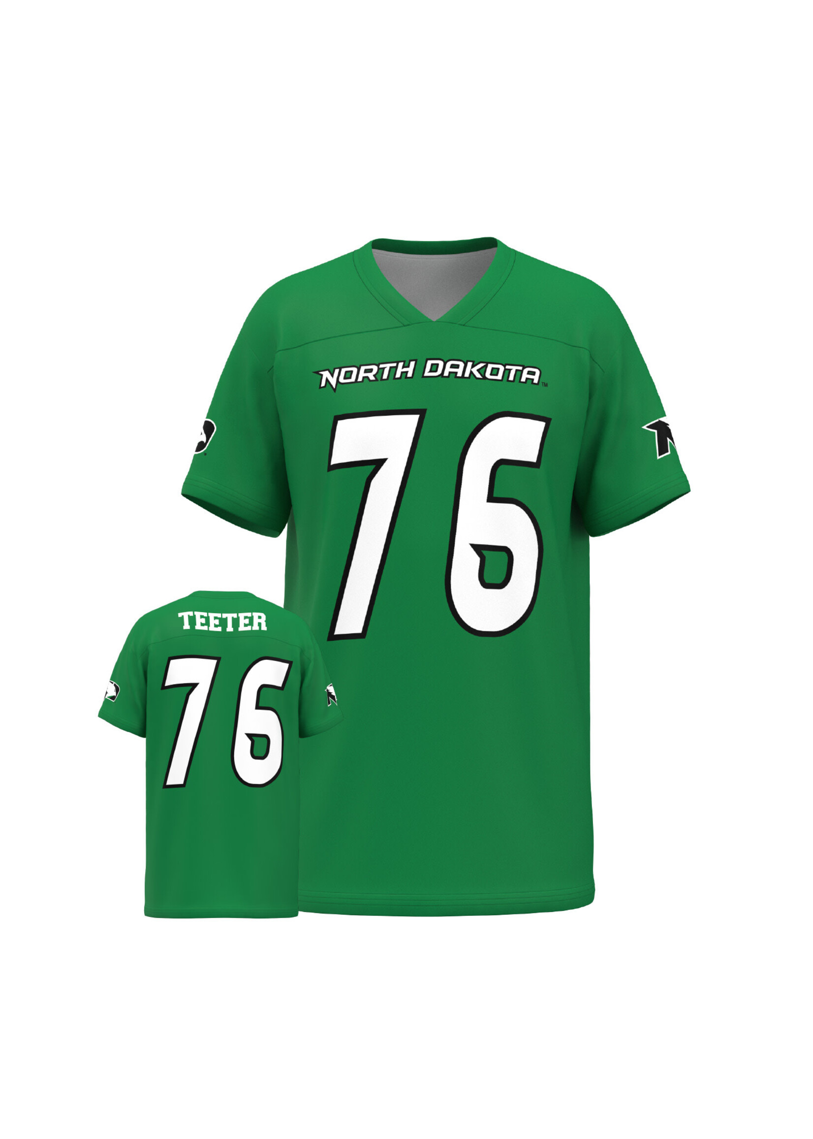 AHUNDYP #76 Ayden Teeter  Women's Replica Football Jersey