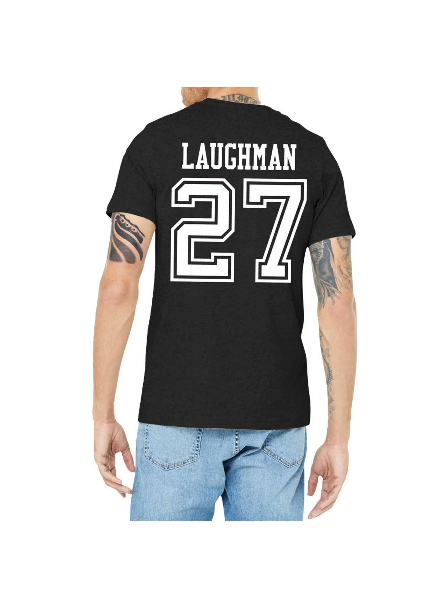 AHUNDYP #27 Kenten Laughman North Dakota Football Sport Adult Tee