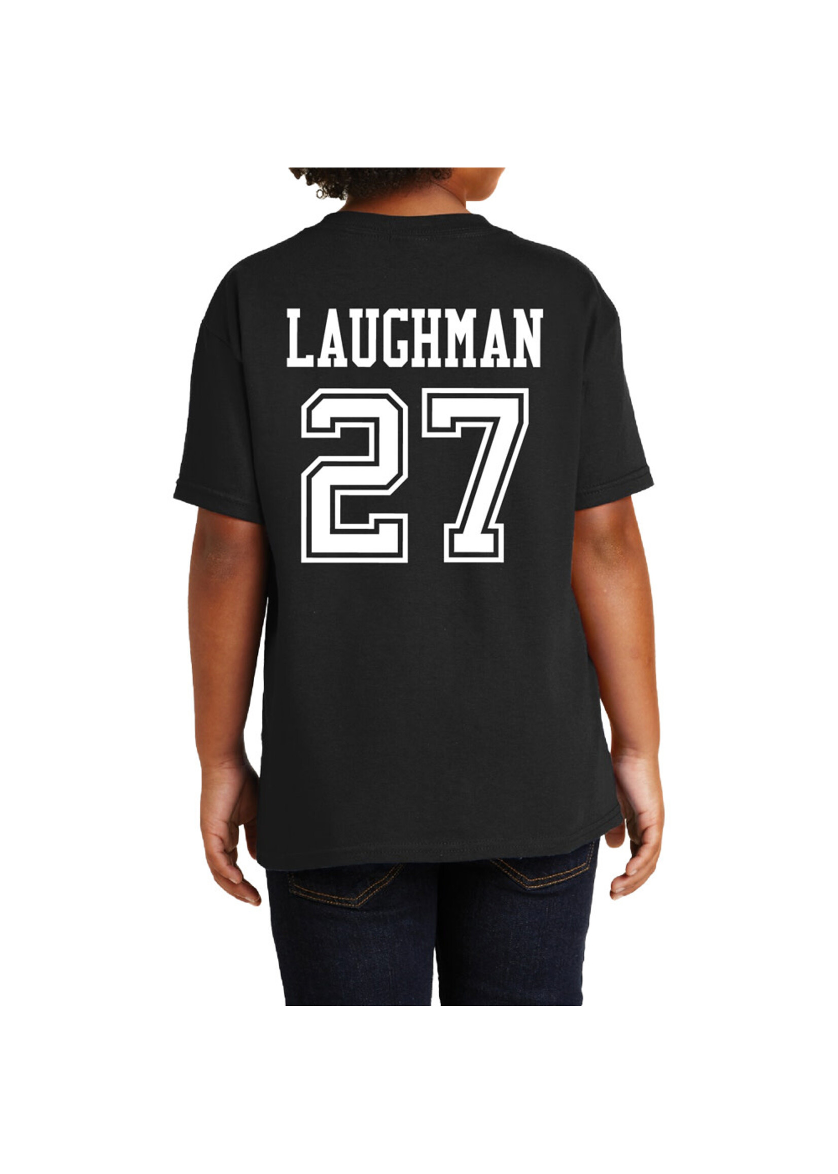 AHUNDYP #27 Kenten Laughman North Dakota Football Sport Youth Tee