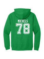 AHUNDYP #78 Alex Michels North Dakota Football Sport Adult Hood