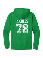 AHUNDYP #78 Alex Michels North Dakota Football Sport Youth Hood